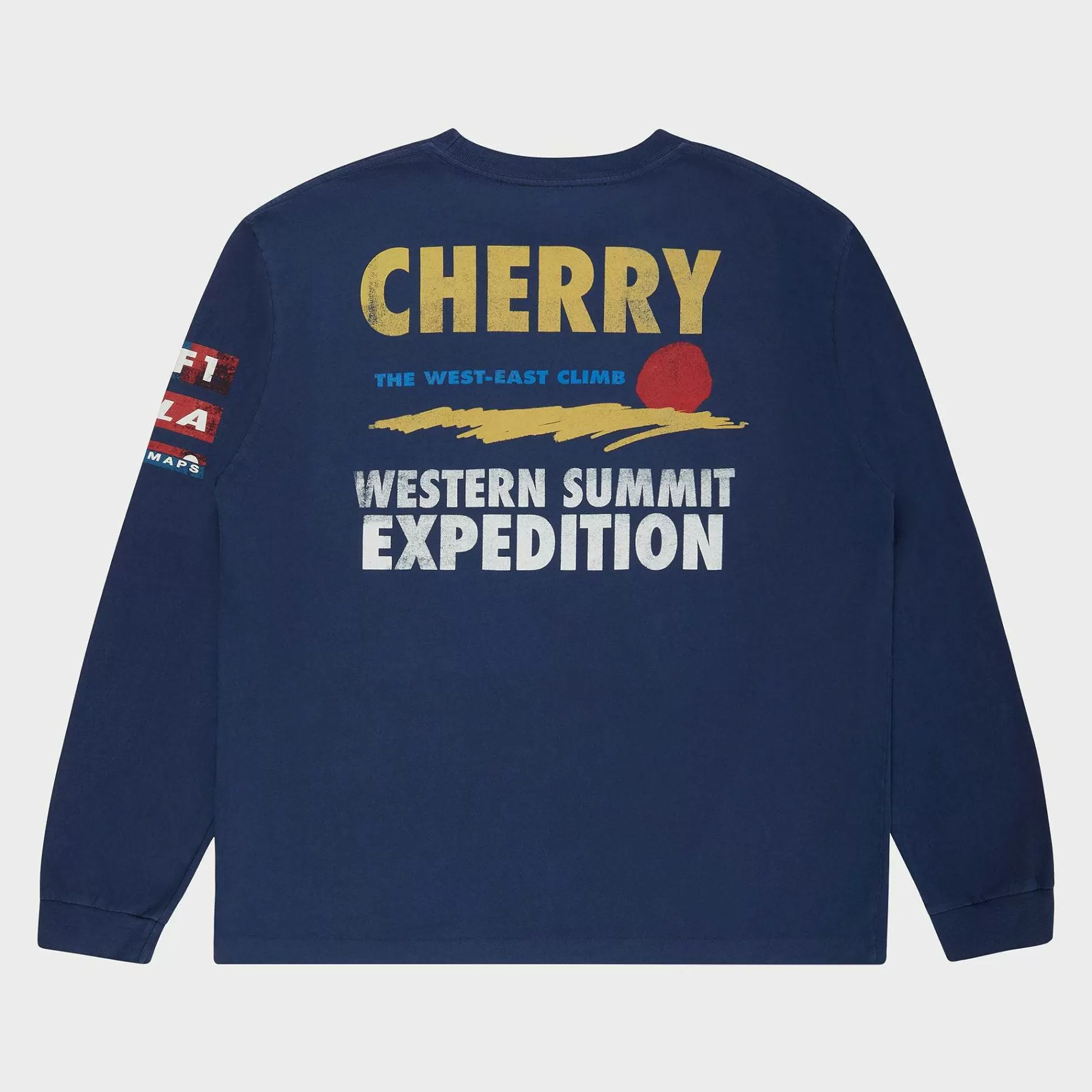 Cherry Tees & Long Sleeves-Adventure Team L/S T-Shirt (Navy)