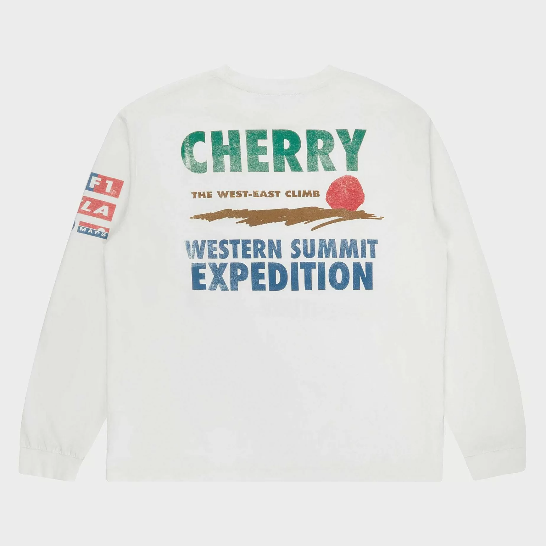Cherry Tees & Long Sleeves-Adventure Team L/S T-Shirt (White)