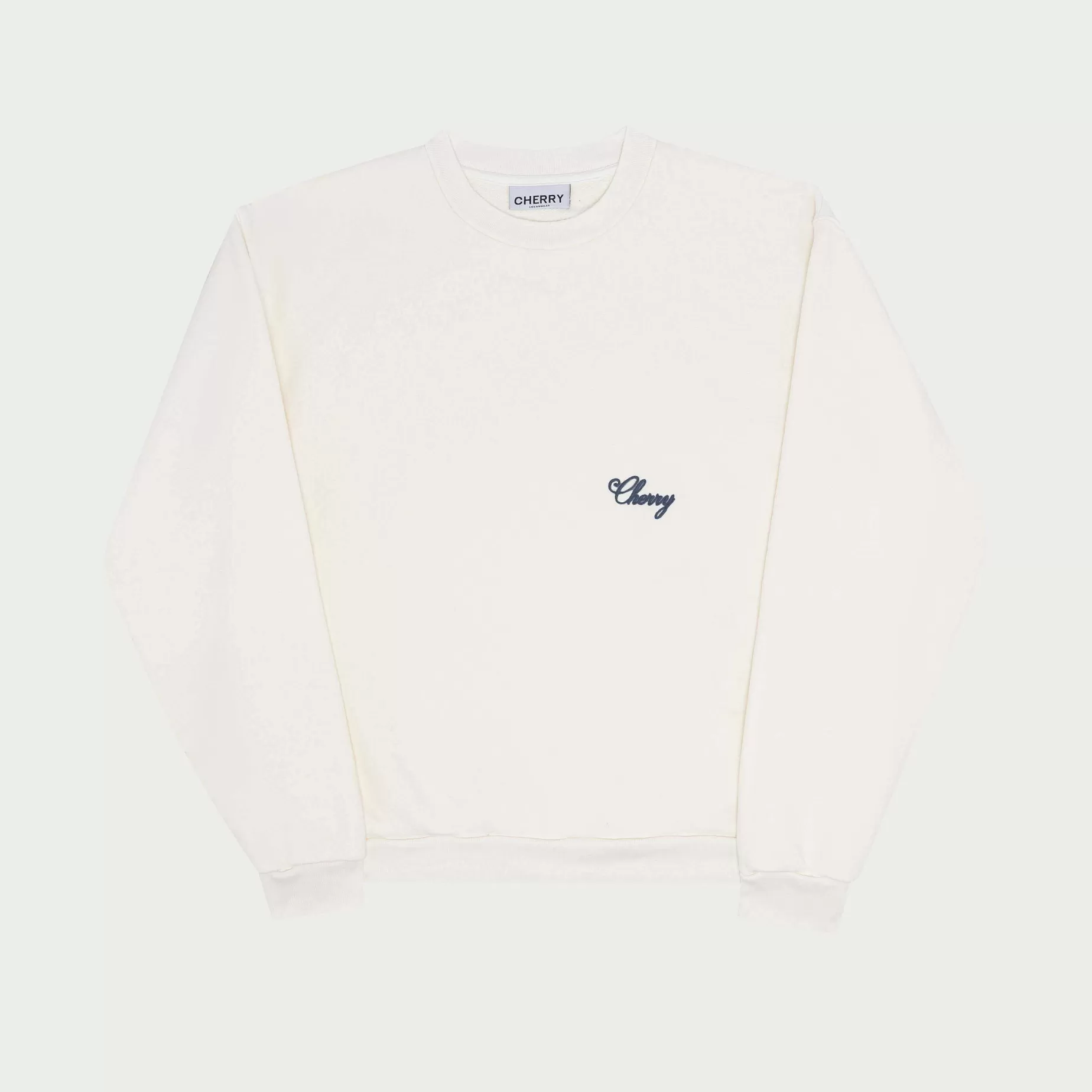 Cherry Sweatshirts-American Classic Crewneck (Cream)