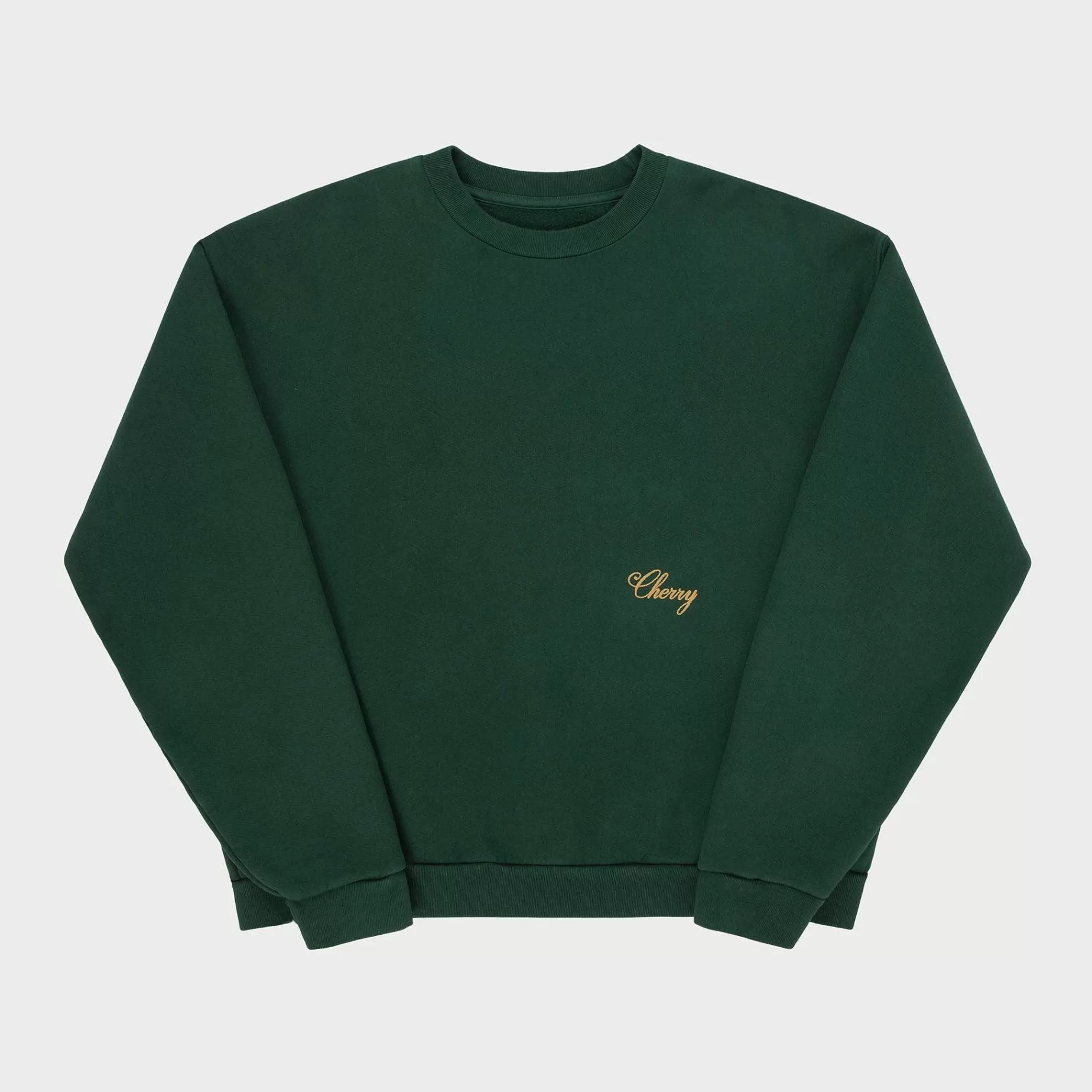 Cherry Sweatshirts-American Classic Crewneck (Green)