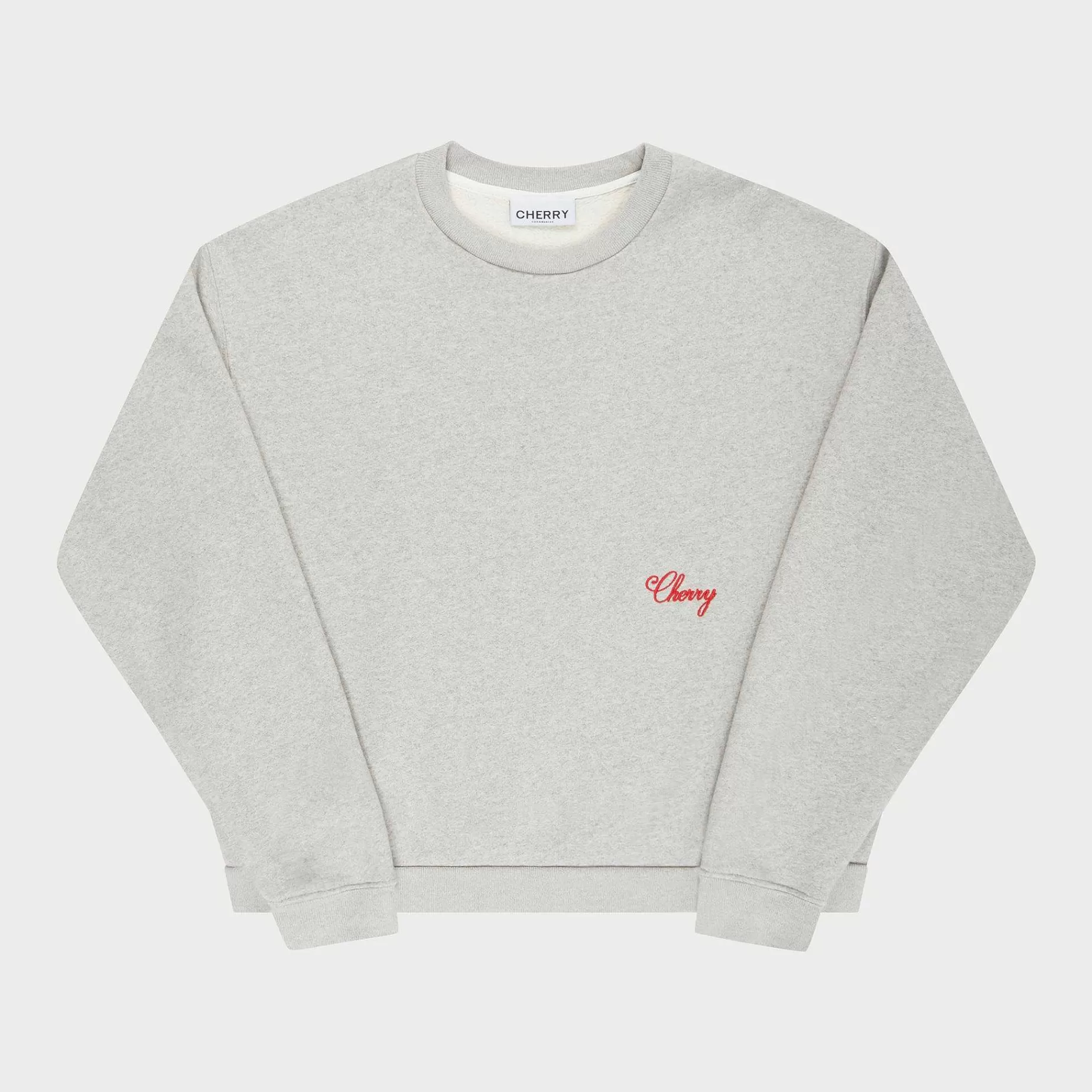 Cherry Sweatshirts-American Classic Crewneck (Heather Grey)