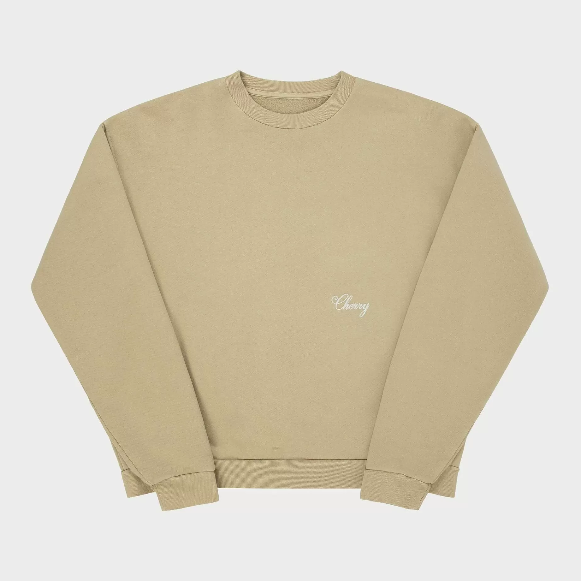 Cherry Sweatshirts-American Classic Crewneck (Tan)