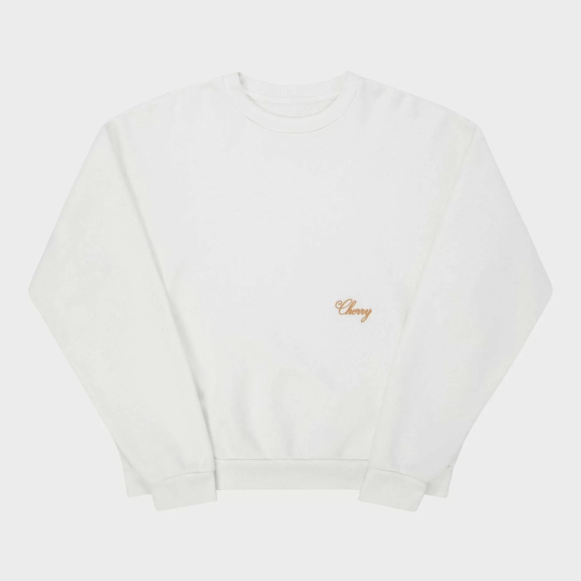 Cherry Sweatshirts-American Classic Crewneck (White)