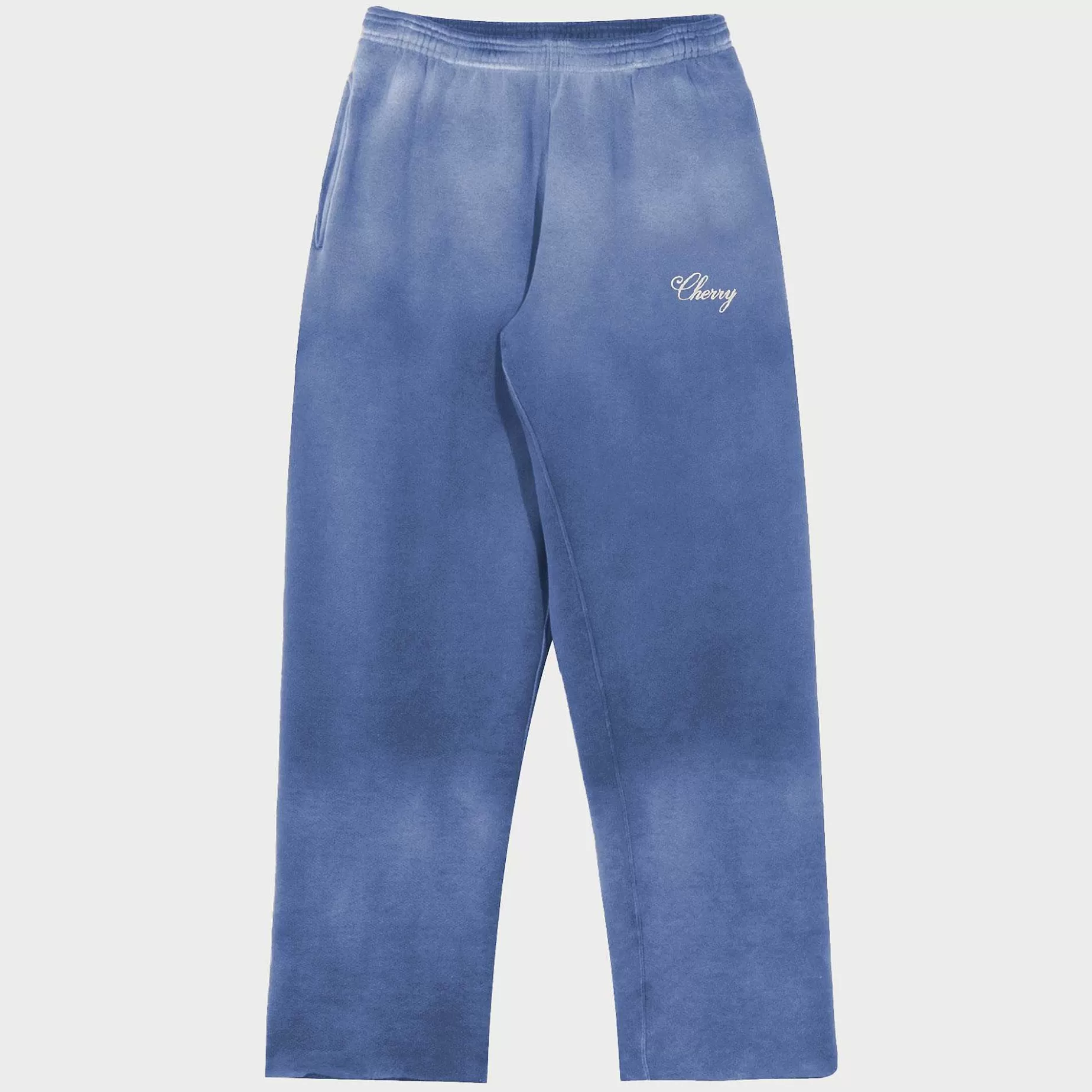 Cherry Sweatpants-American Classic Raw Sweatpants (Faded Navy)
