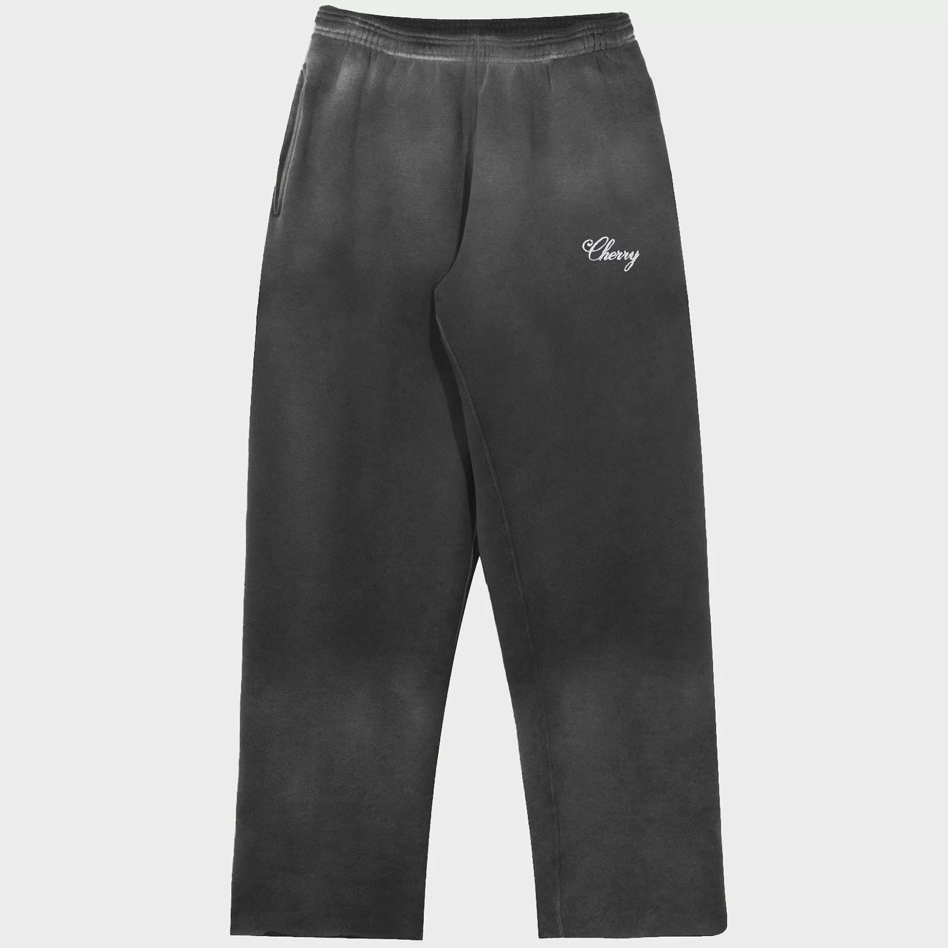 Cherry Sweatpants-American Classic Raw Sweatpants (Vintage Black)