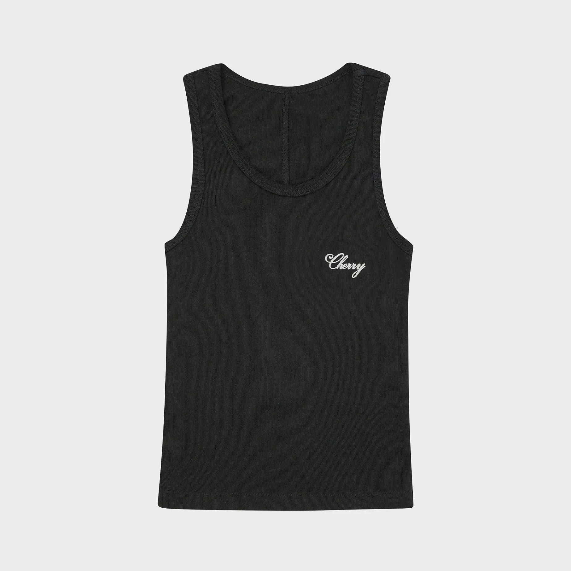 Cherry Women'S-American Classic Tank Top (Black)