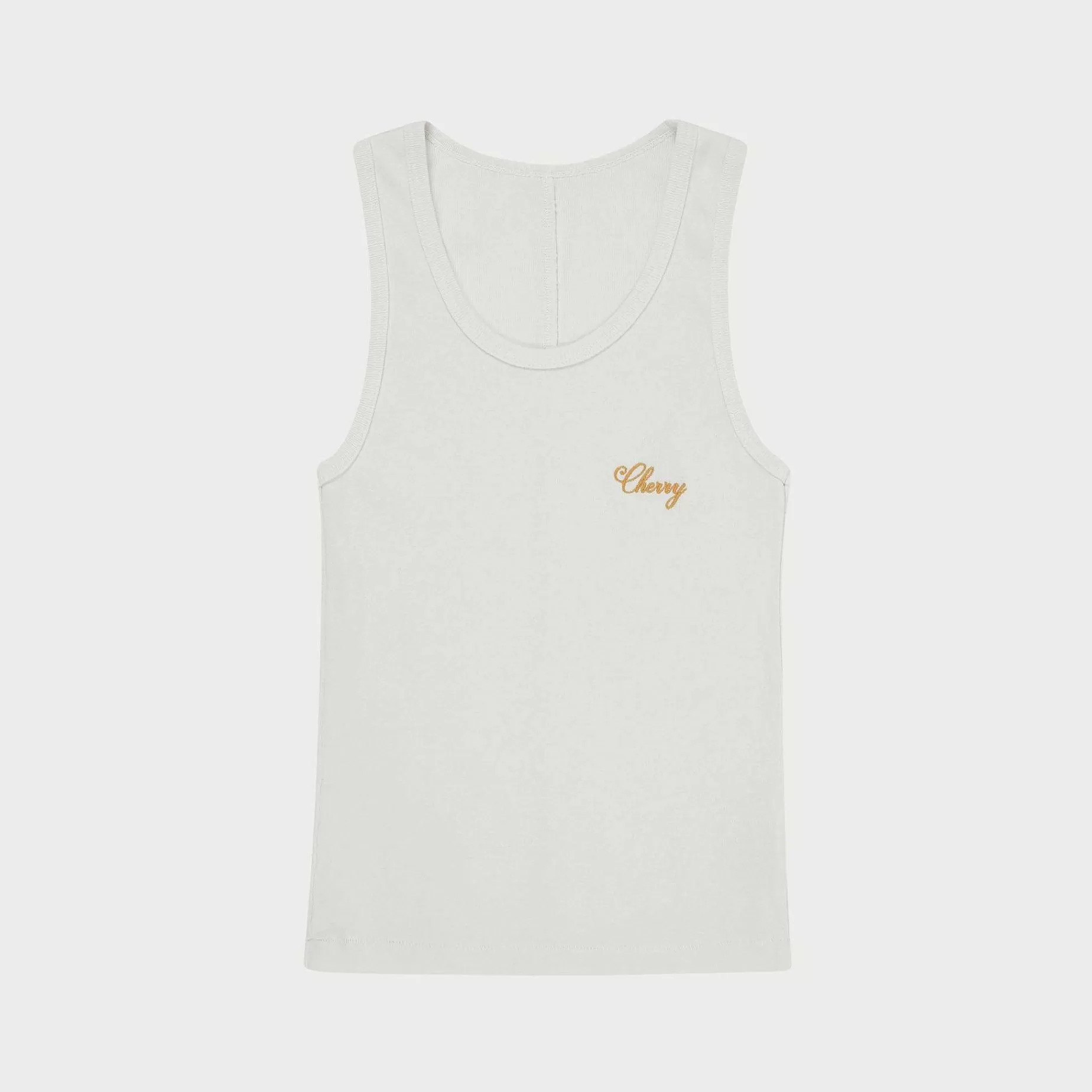 Cherry Women'S-American Classic Tank Top (White)