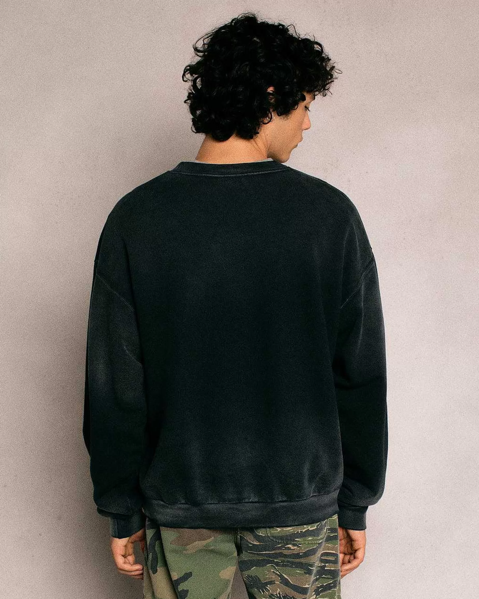 Cherry Sweatshirts-American Garments Crewneck (Vintage Black)