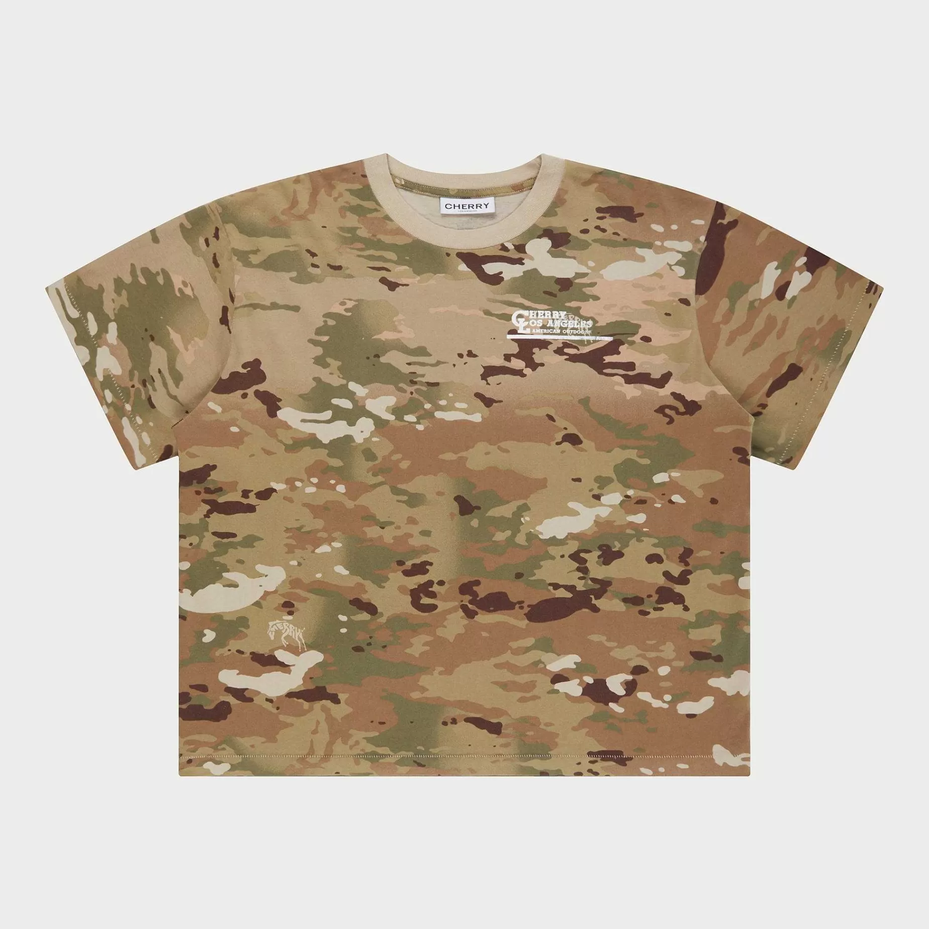 Cherry Tees & Long Sleeves-American Outdoorsman Boxy Tee (Camo)