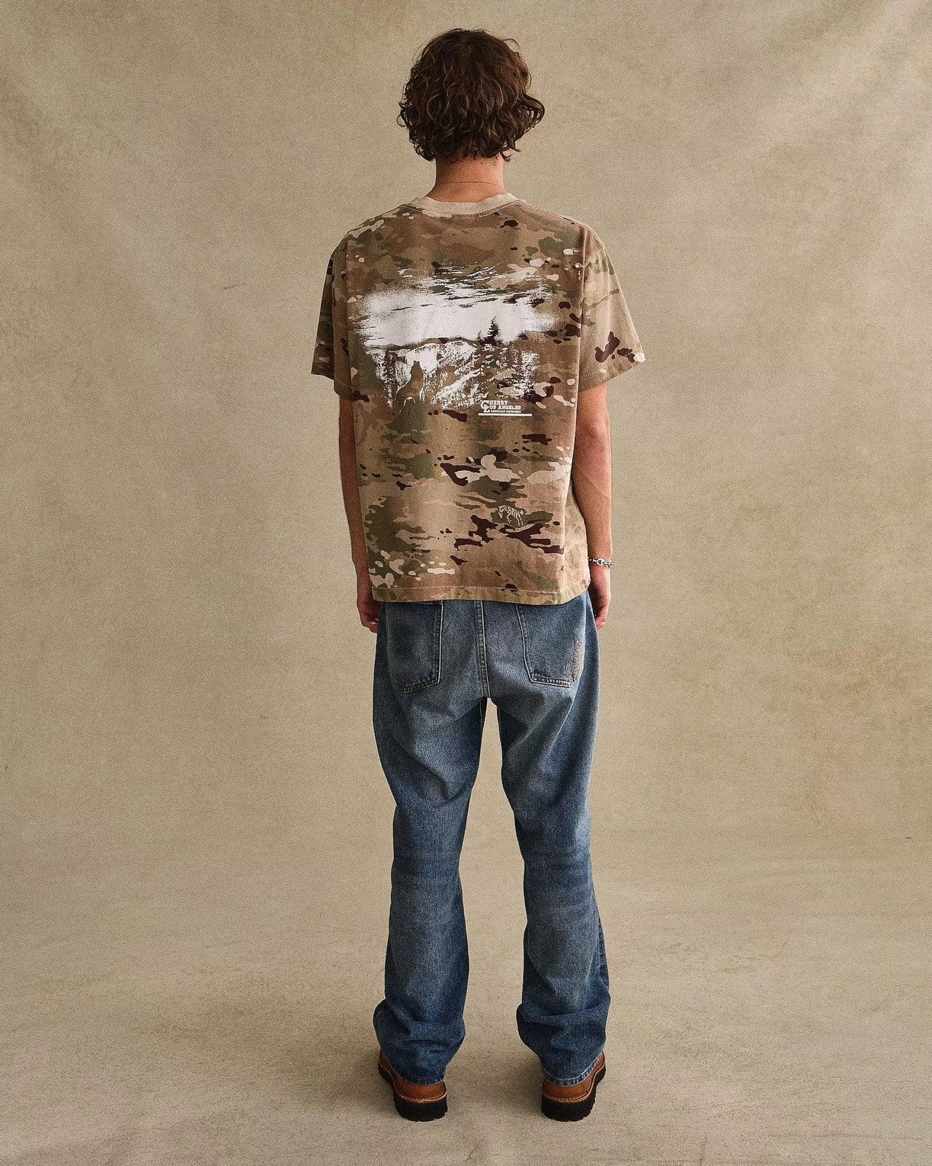 Cherry Tees & Long Sleeves-American Outdoorsman Boxy Tee (Camo)