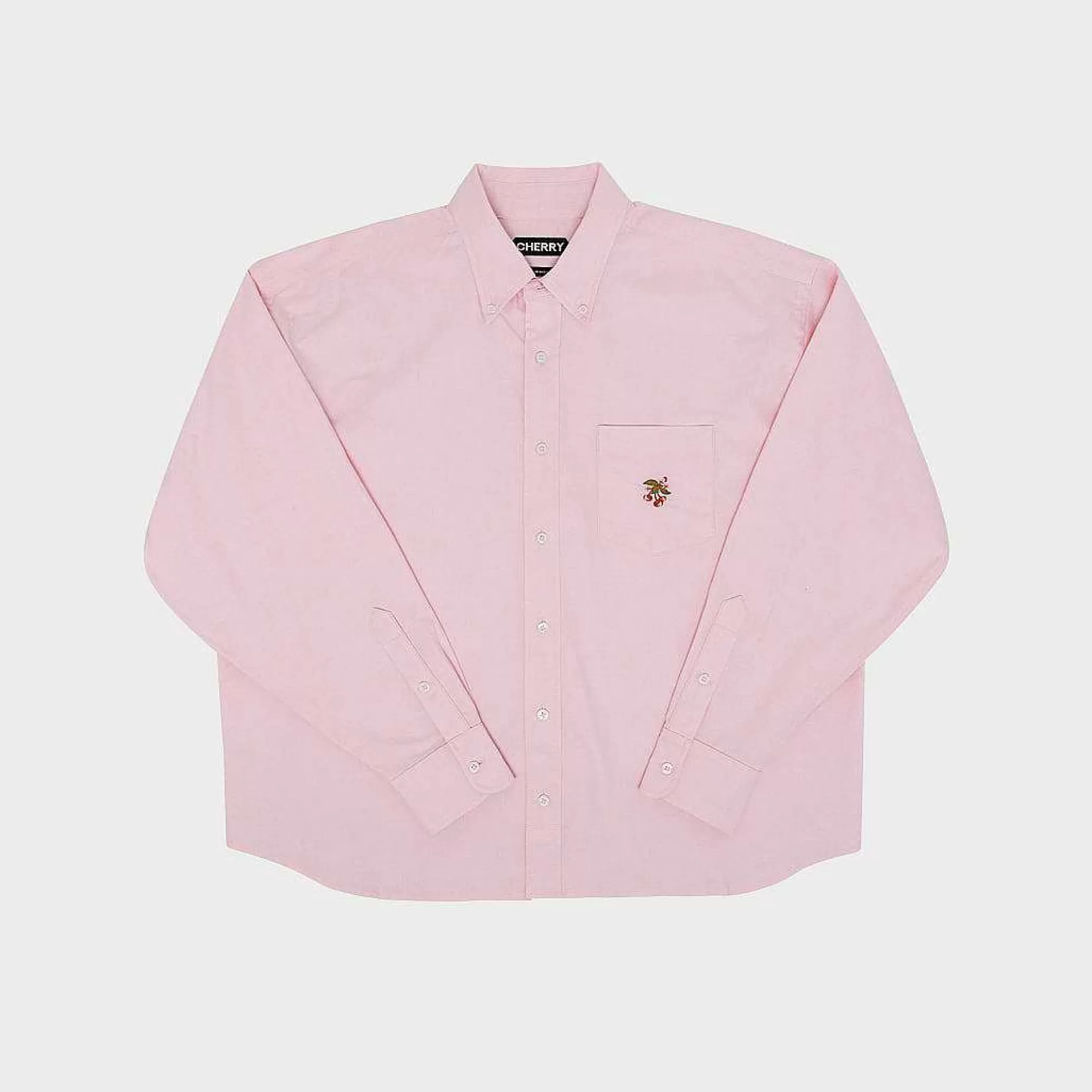 Cherry Shirting-Big Oxford Shirt (Pink)
