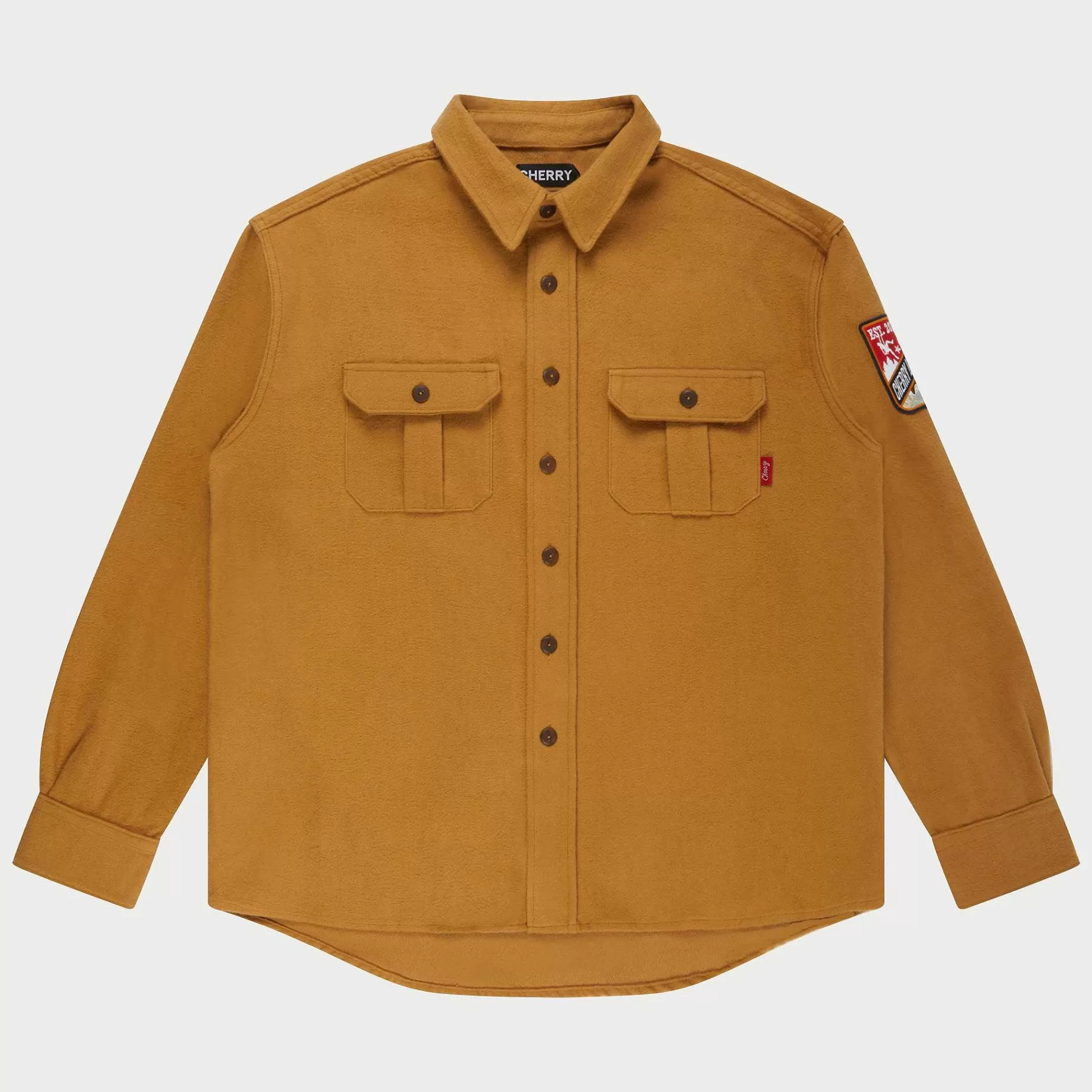 Cherry Shirting-Canton Flannel Shirt (Tan)
