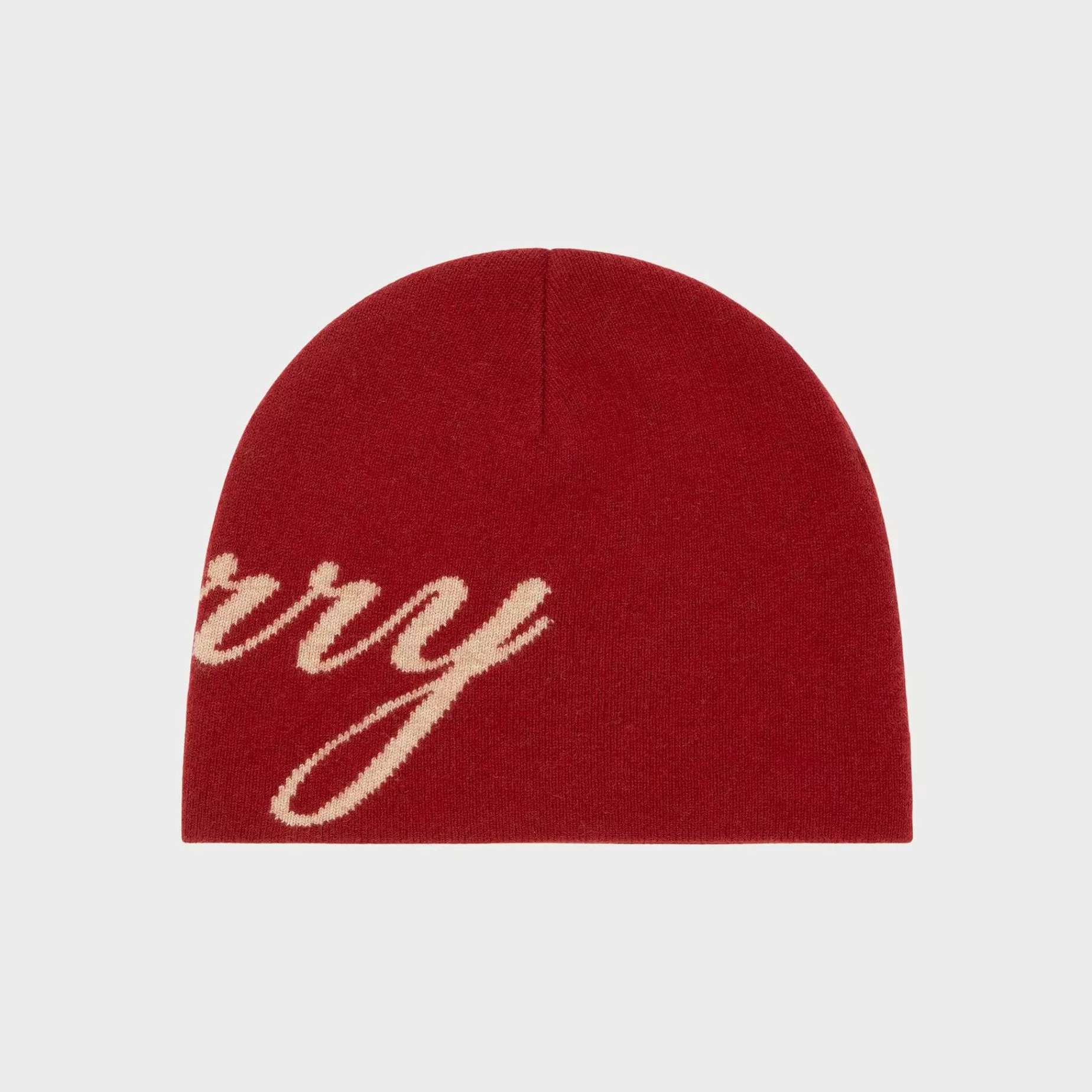 Cherry Headwear-Cashmere Skull Cap Beanie (Red)