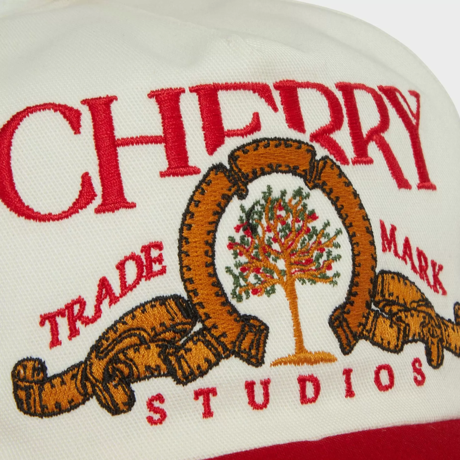 Cherry Headwear- Studios 5 Panel (Red)