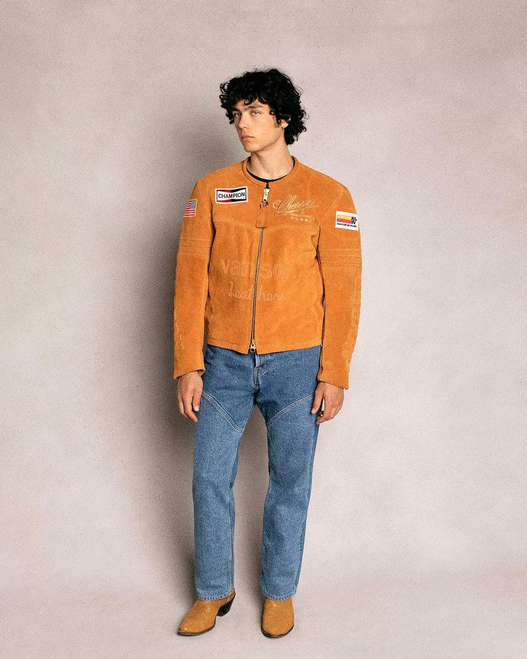 Cherry Jackets- X Vanson Star Jacket (Suede)