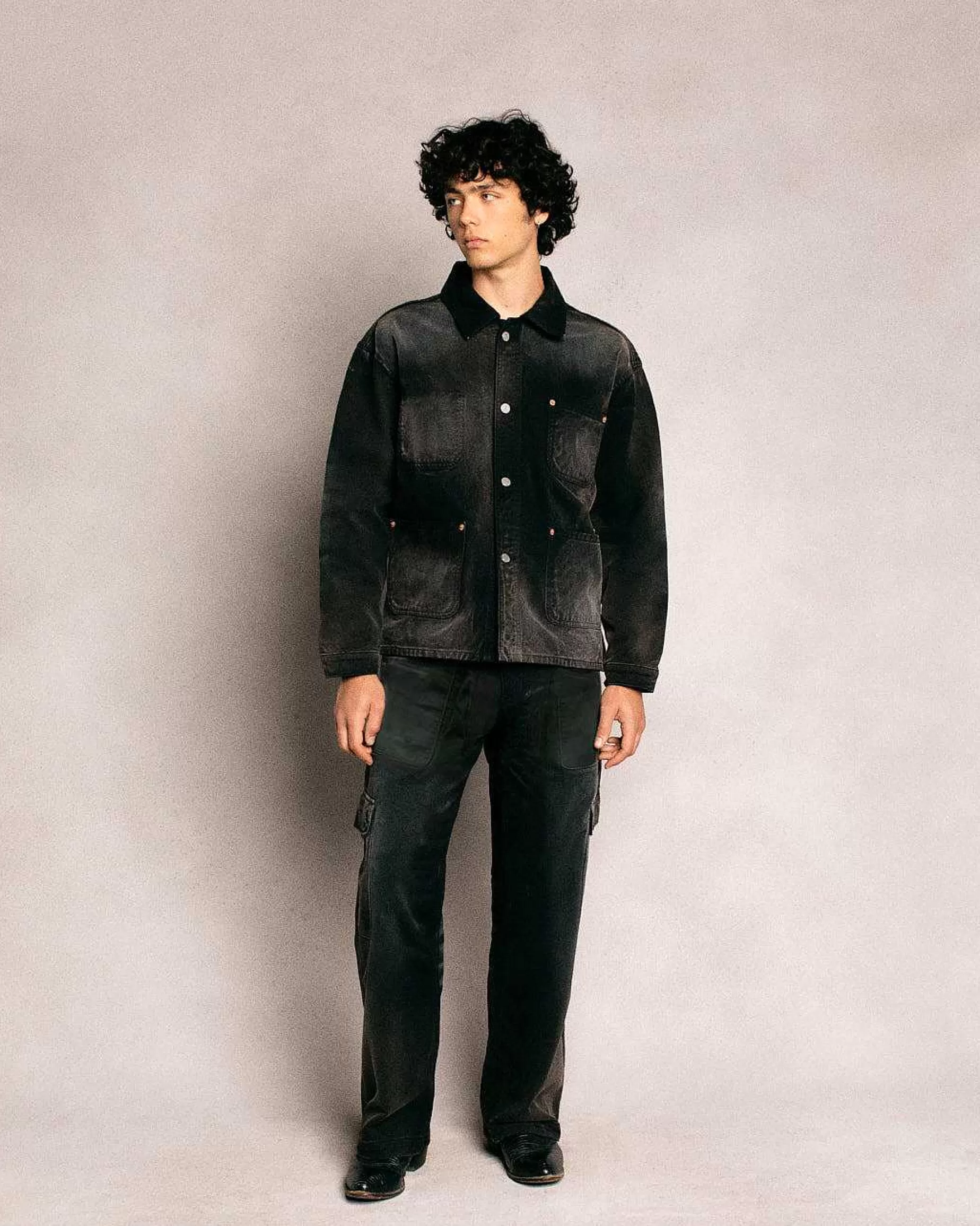 Cherry Jackets-Chore Jacket (Black)