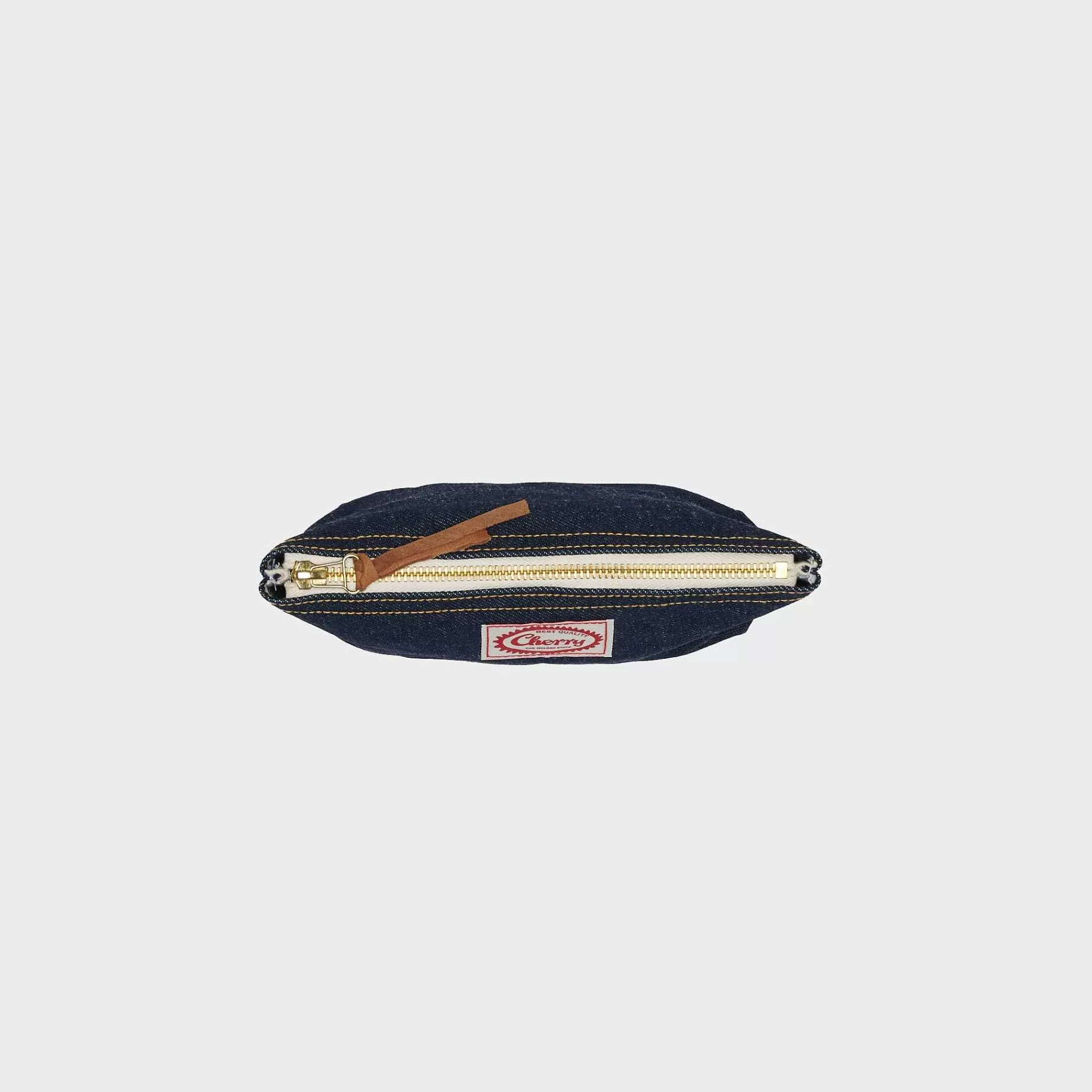 Cherry Accessories-Denim Pouch