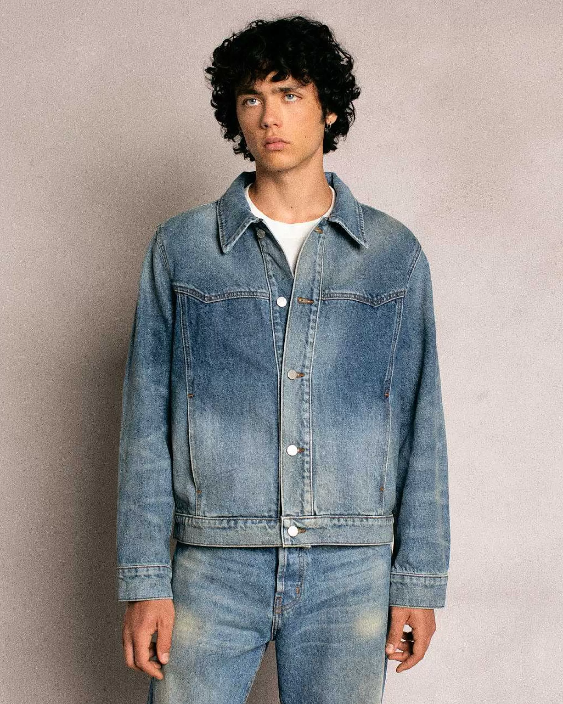 Cherry Jackets-Denim Western Jacket (Indigo)