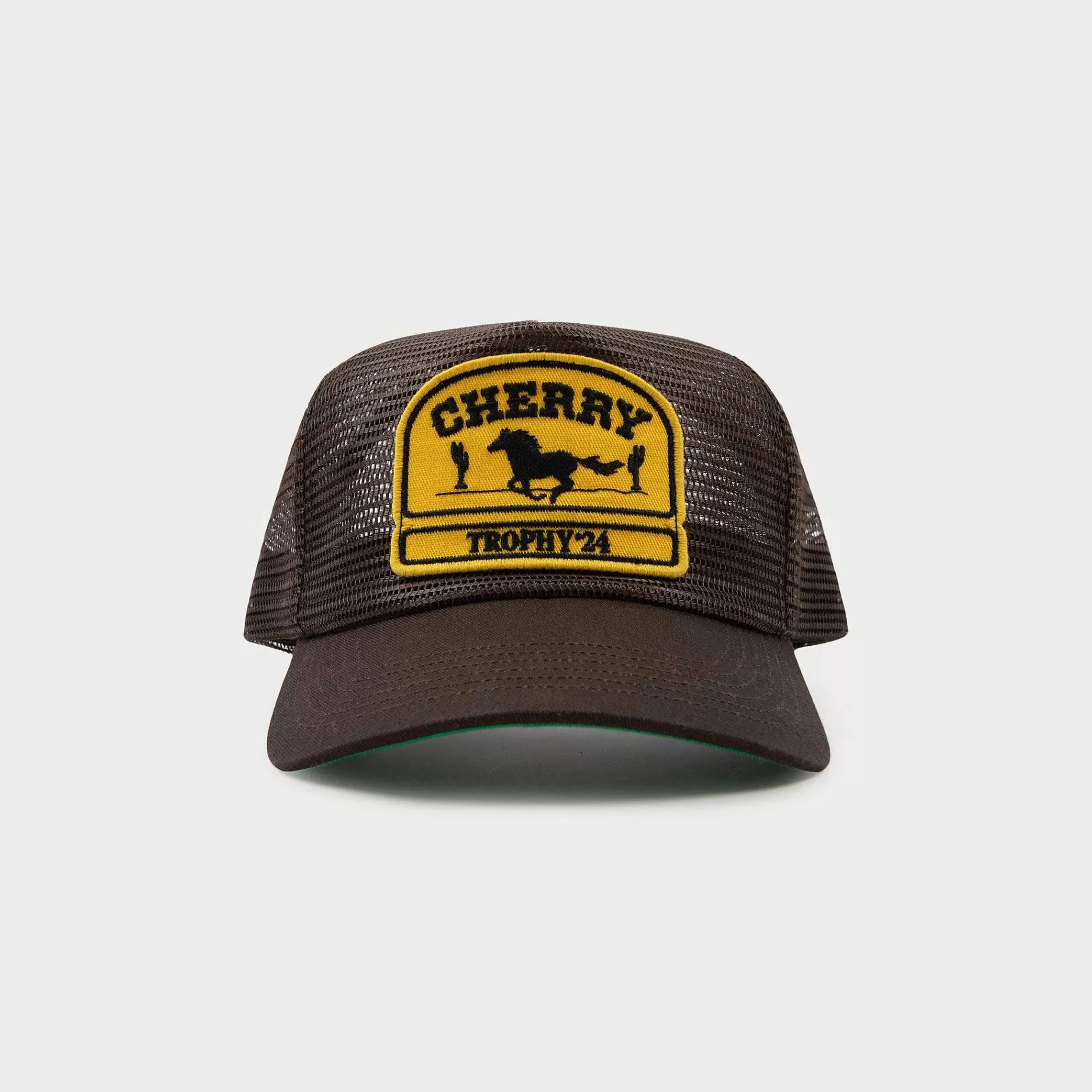 Cherry Accessories-Desert Horse Full Mesh Trucker Hat (Brown)