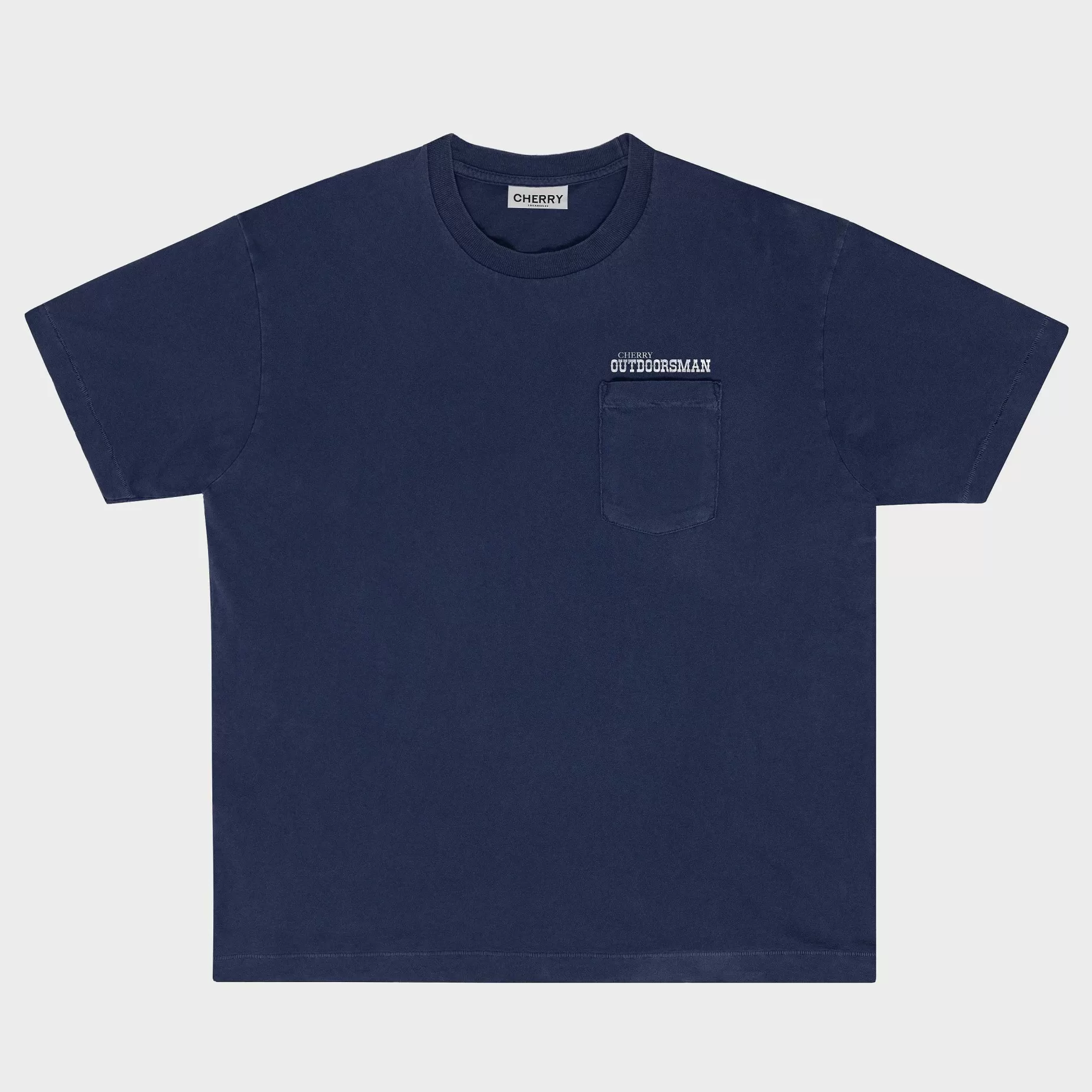 Cherry Tees & Long Sleeves-Flying Geese Pocket Tee (Navy)