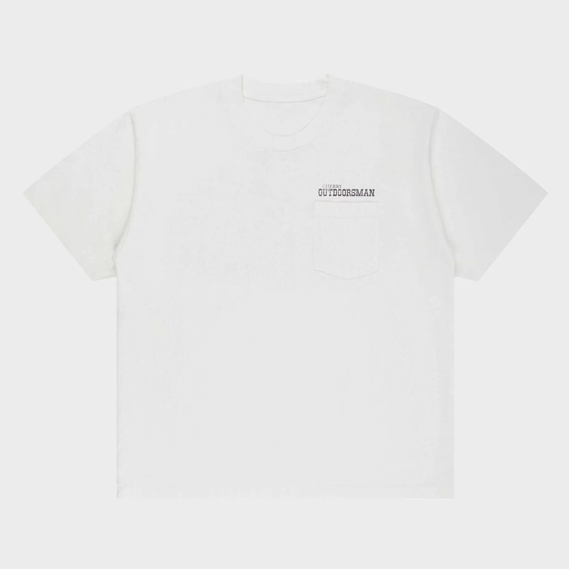 Cherry Tees & Long Sleeves-Flying Geese Pocket Tee (White)