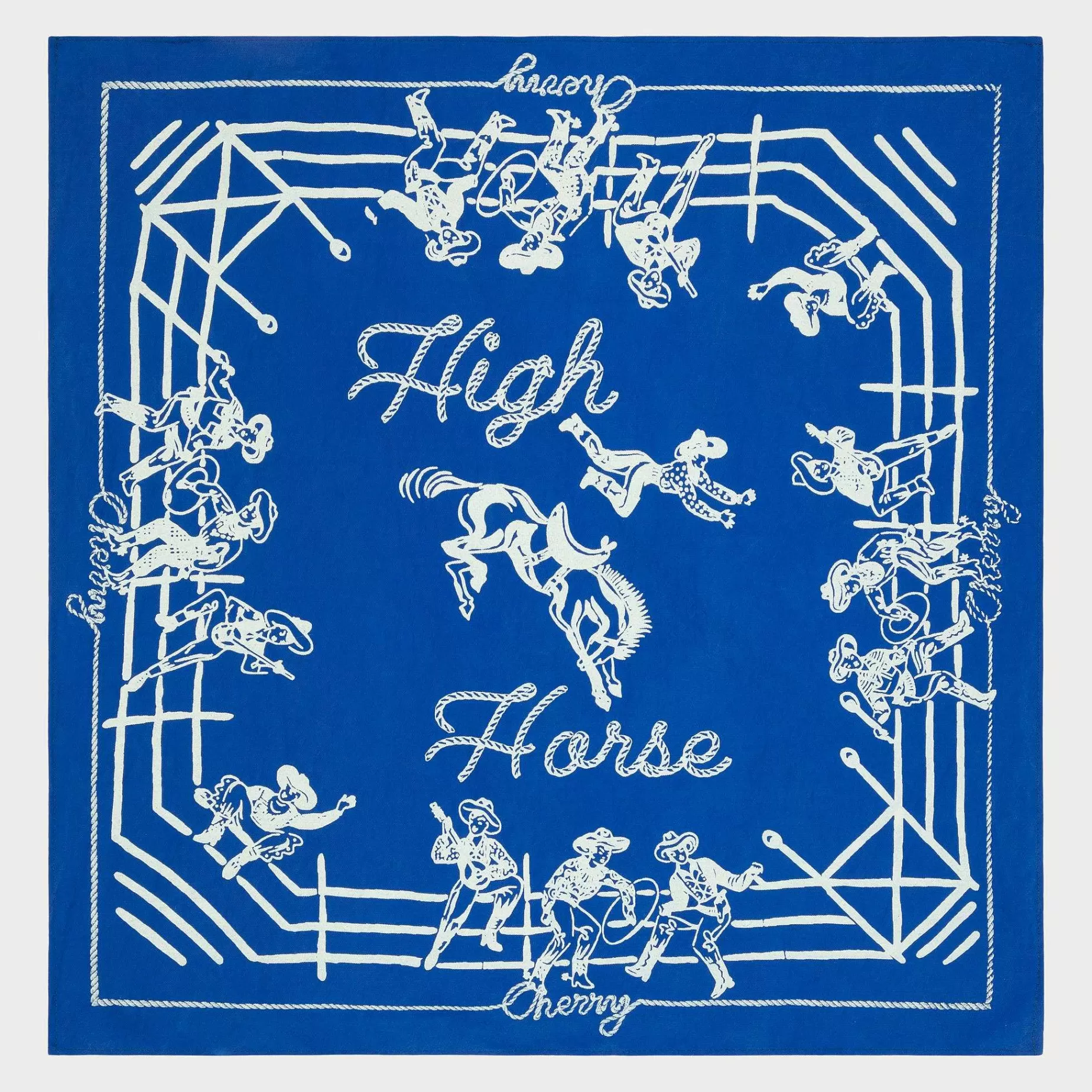 Cherry Accessories-High Horse Bandana (Blue)