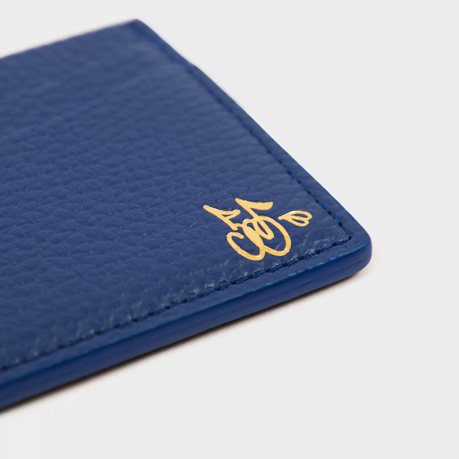 Cherry Accessories-Leather Card Holder (Blue)