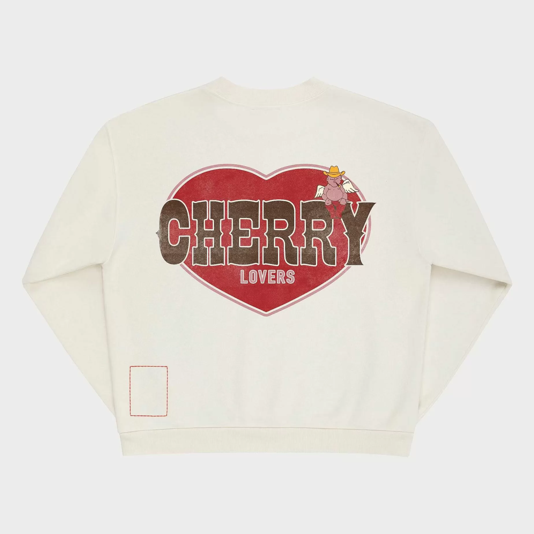 Cherry Sweatshirts-Lovers Crewneck (Cream)