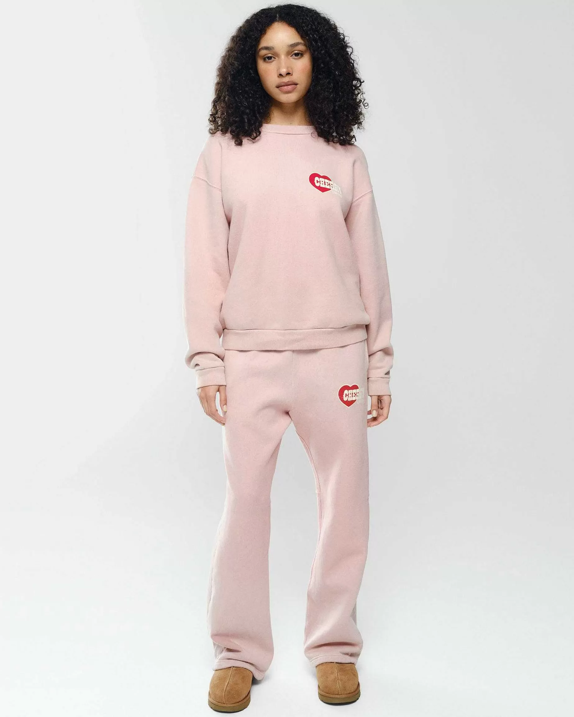 Cherry Sweatshirts-Lovers Crewneck (Rose)