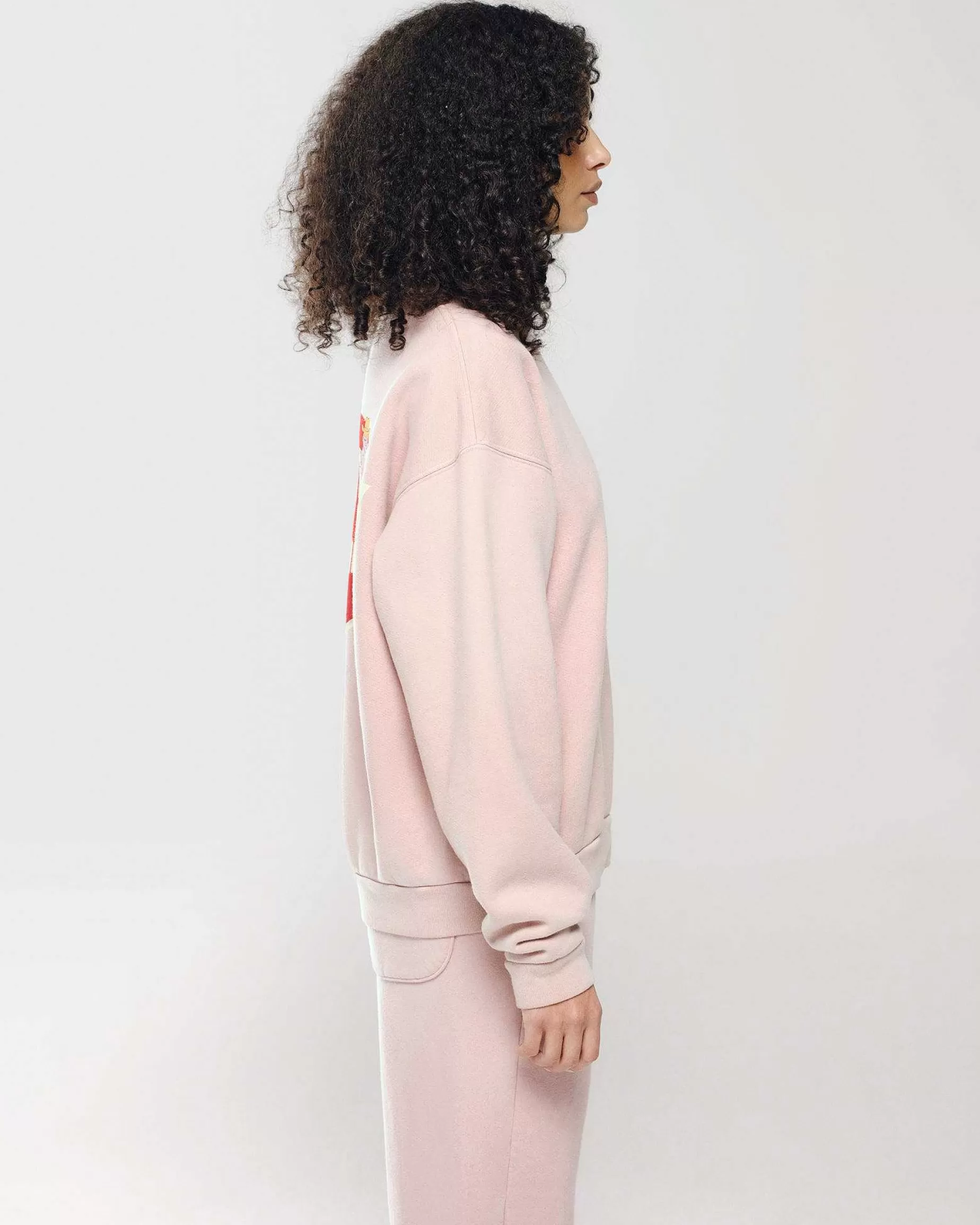 Cherry Sweatshirts-Lovers Crewneck (Rose)