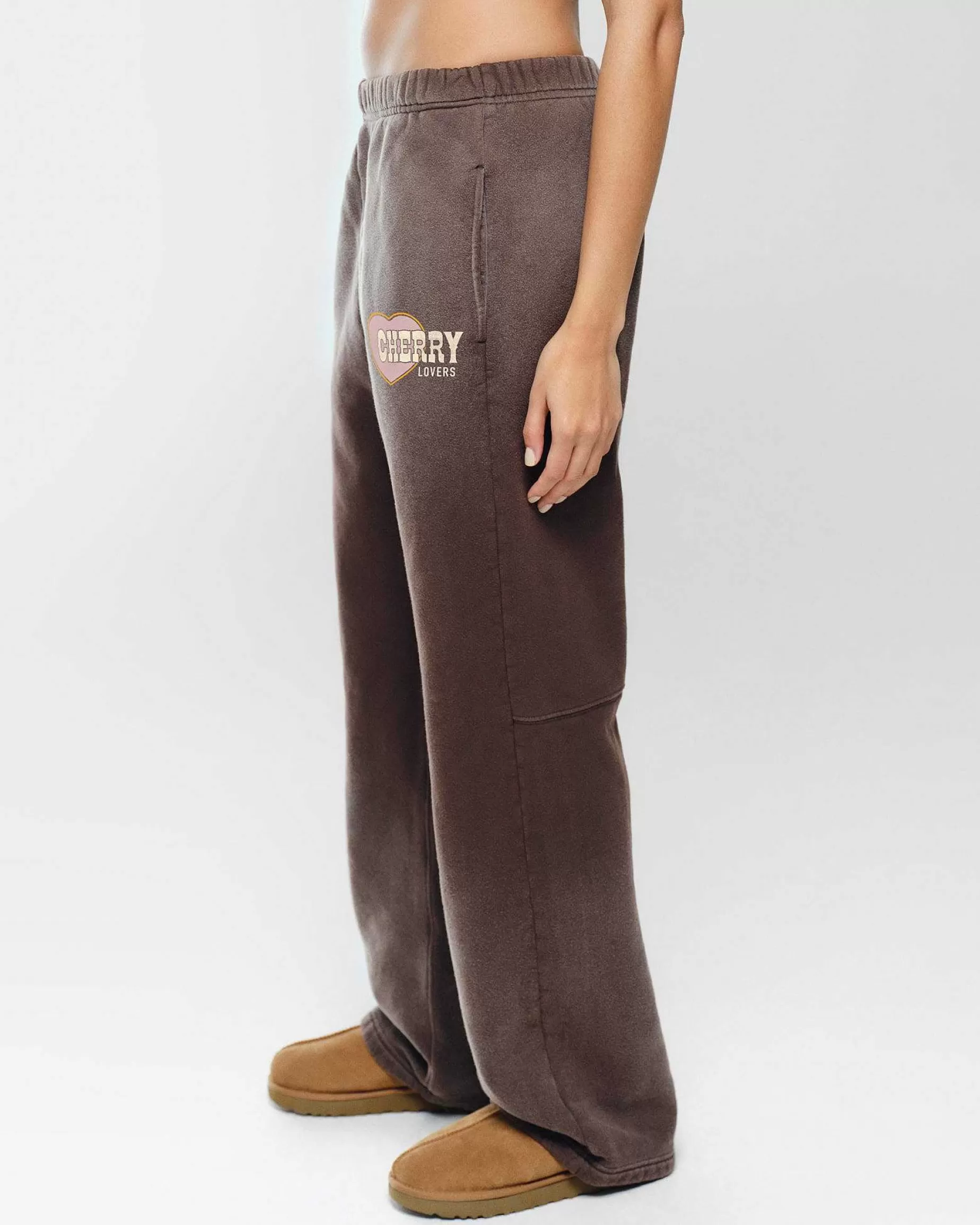 Cherry Sweatpants-Lovers Parachute Sweatpant (Espresso)