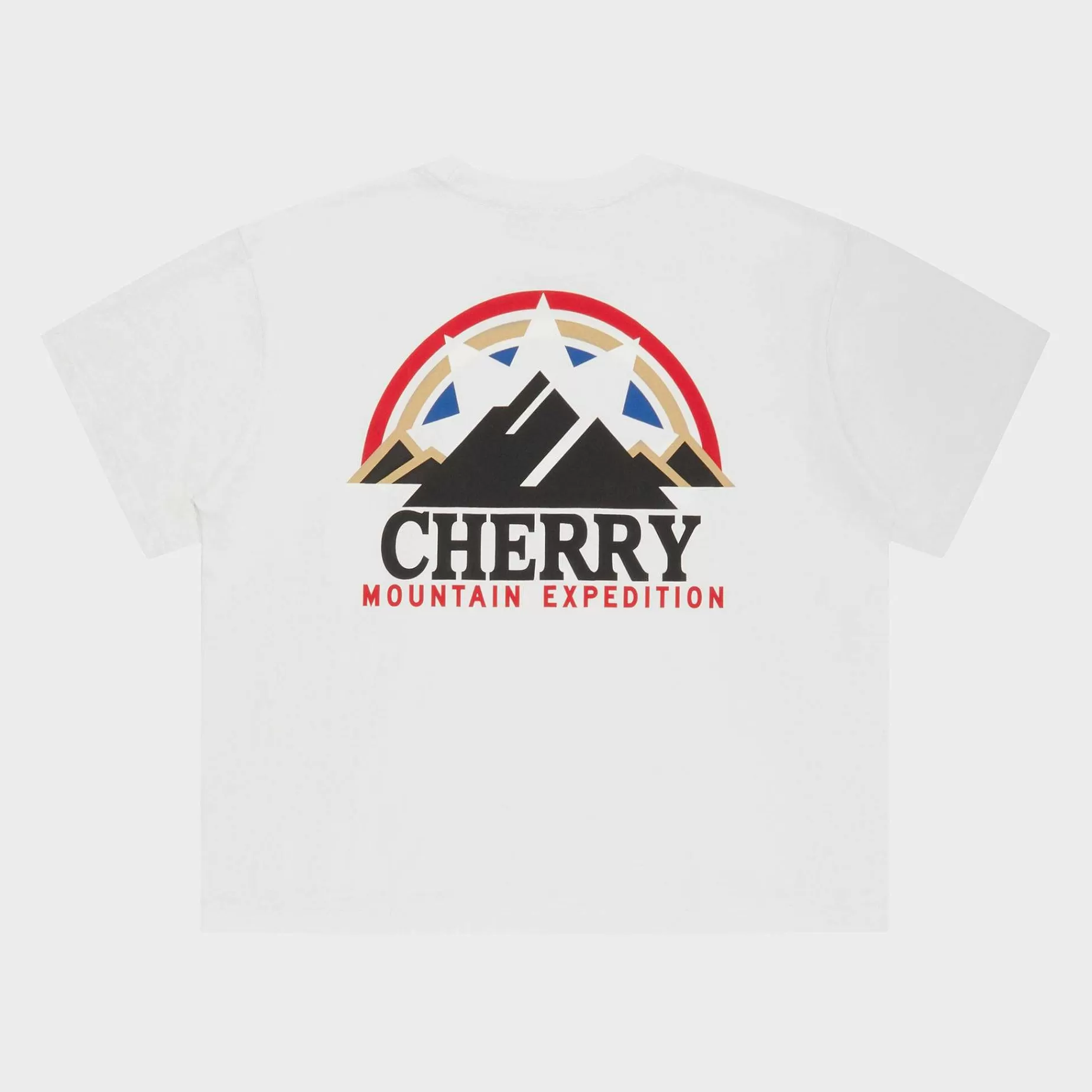 Cherry Tees & Long Sleeves-Mountain Expedition Boxy Pocket Tee (White)
