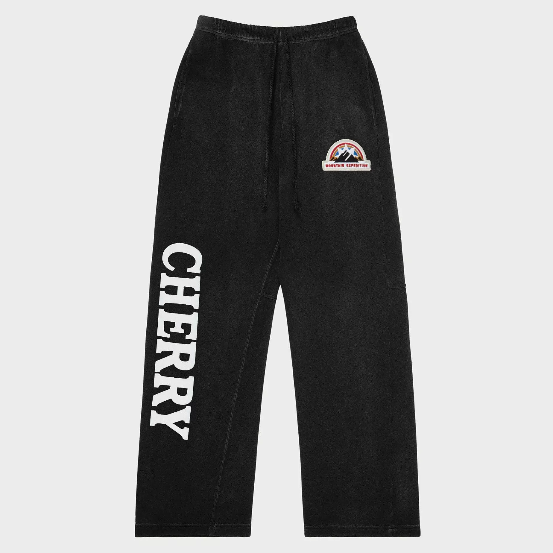 Cherry Sweatpants-Mountain Expedition Parachute Sweatpants (Black)