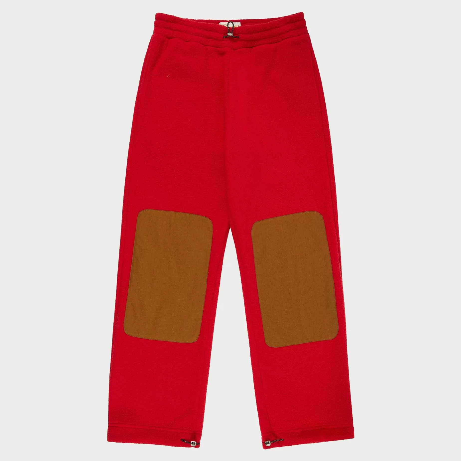 Cherry Sweatpants-Mountain Sherpa Pants (Red)