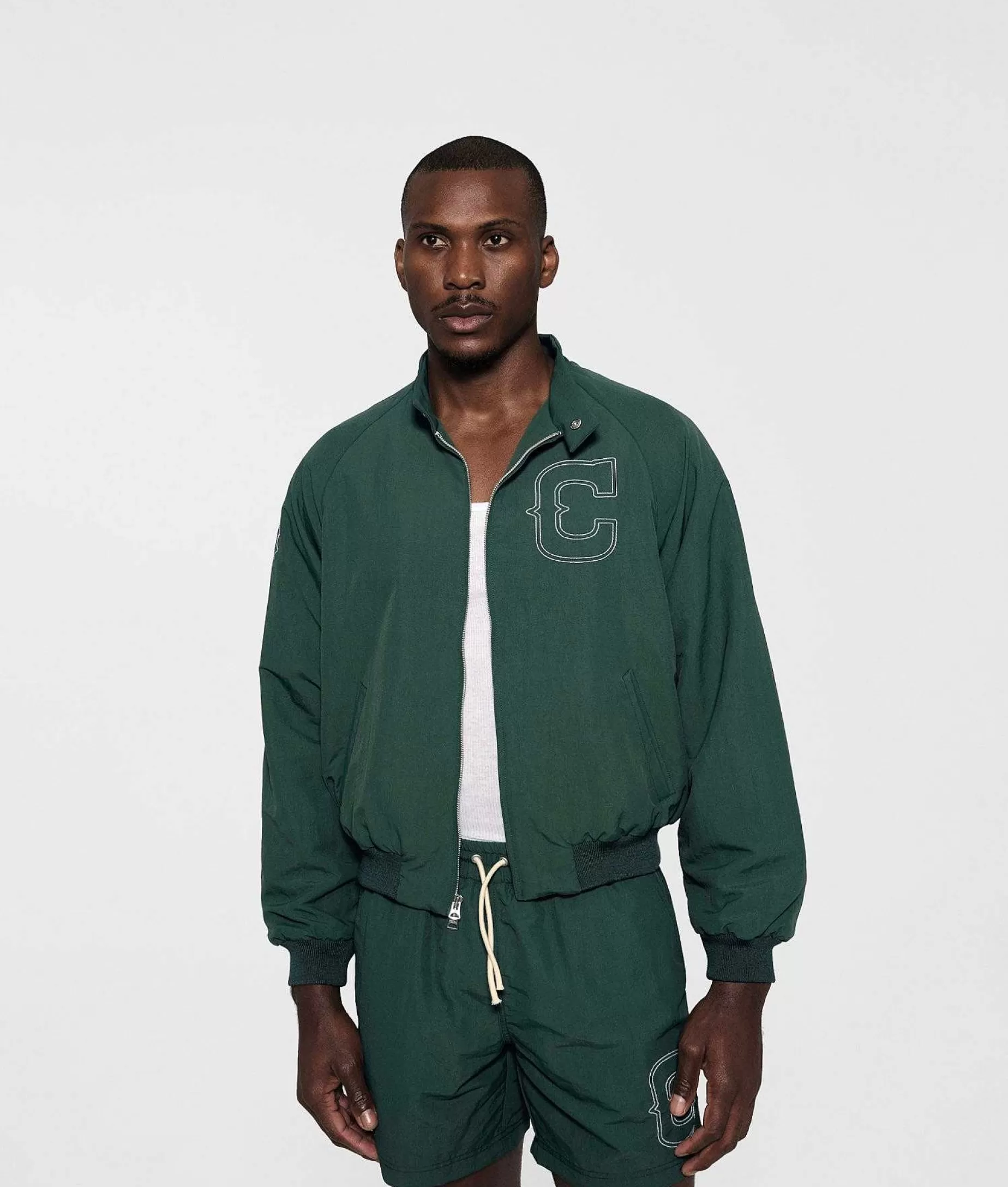 Cherry Jackets-Nylon Championship Jacket (Cactus)