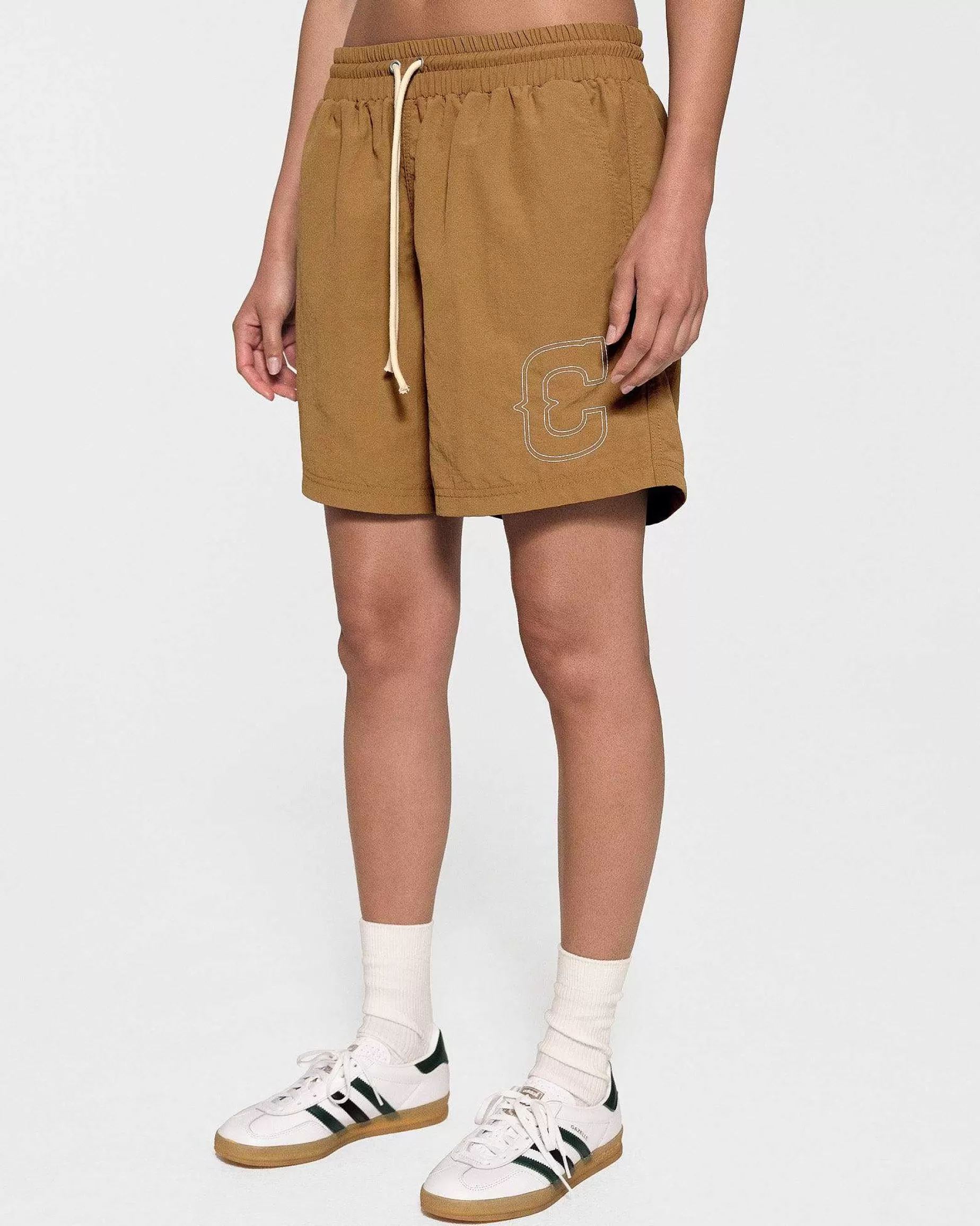 Cherry Shorts-Nylon Championship Shorts (Camel)