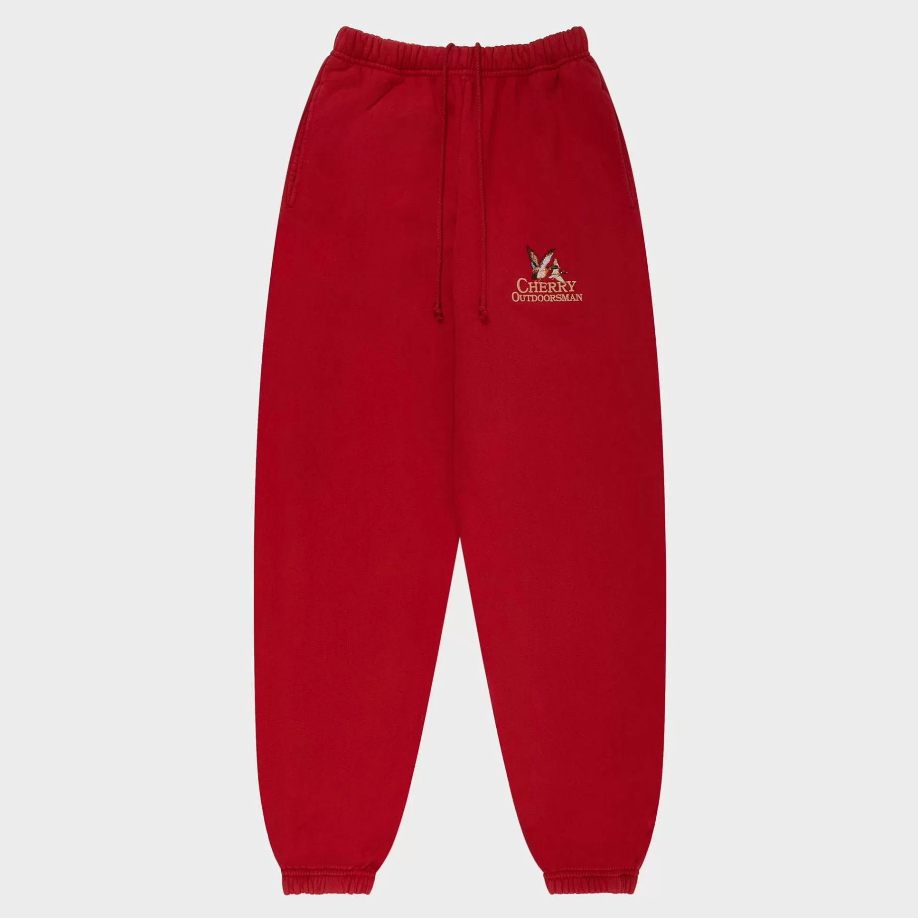 Cherry Sweatpants-Outdoorsman Sweatpants (Red)