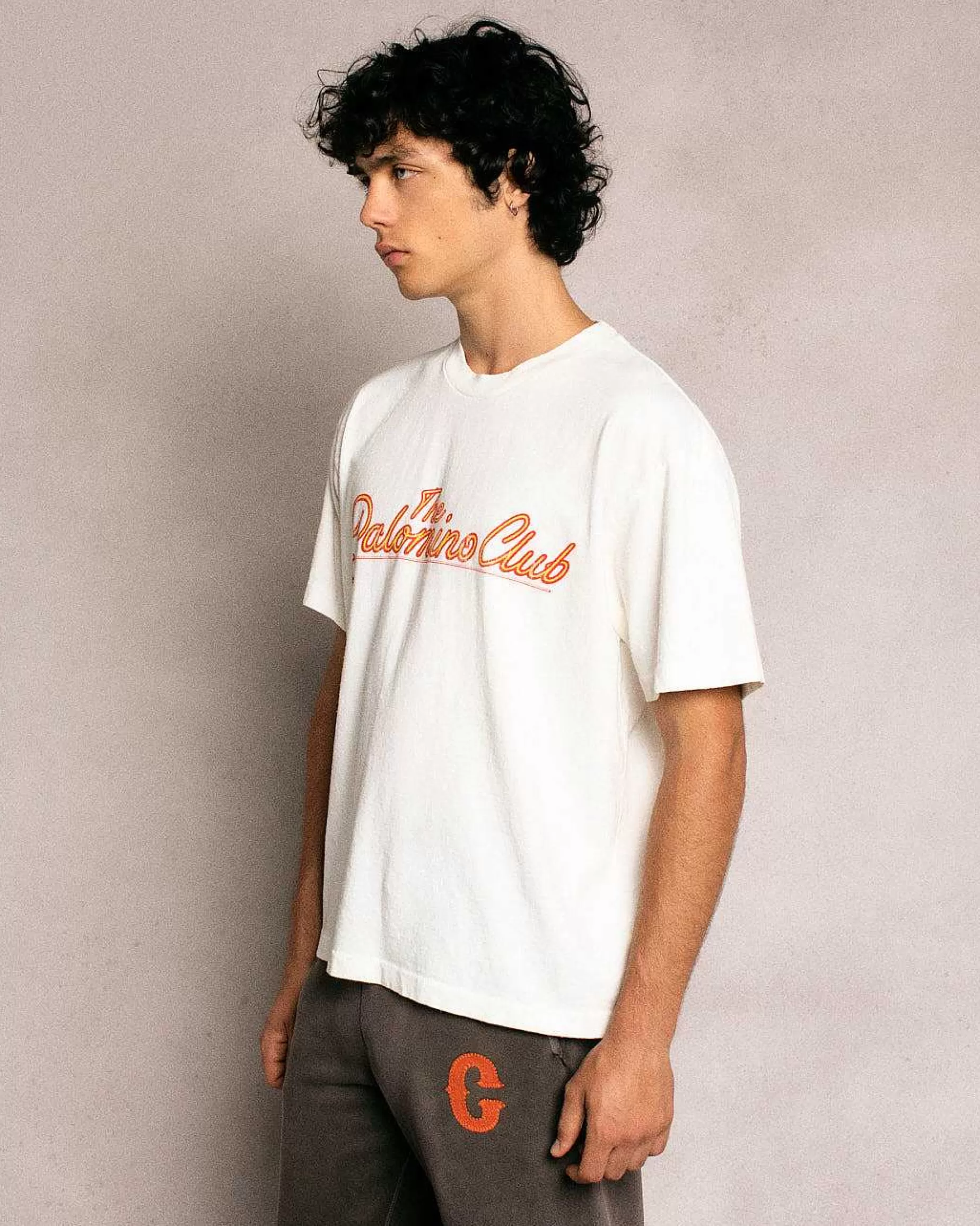 Cherry Tees & Long Sleeves-Palomino Club S/S Classic Tee (Vintage White)