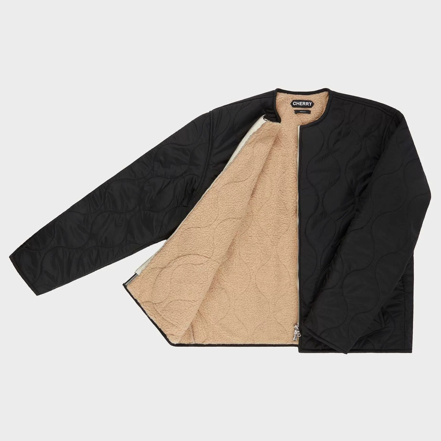 Cherry Jackets-Quilted Shell Jacket (Black)