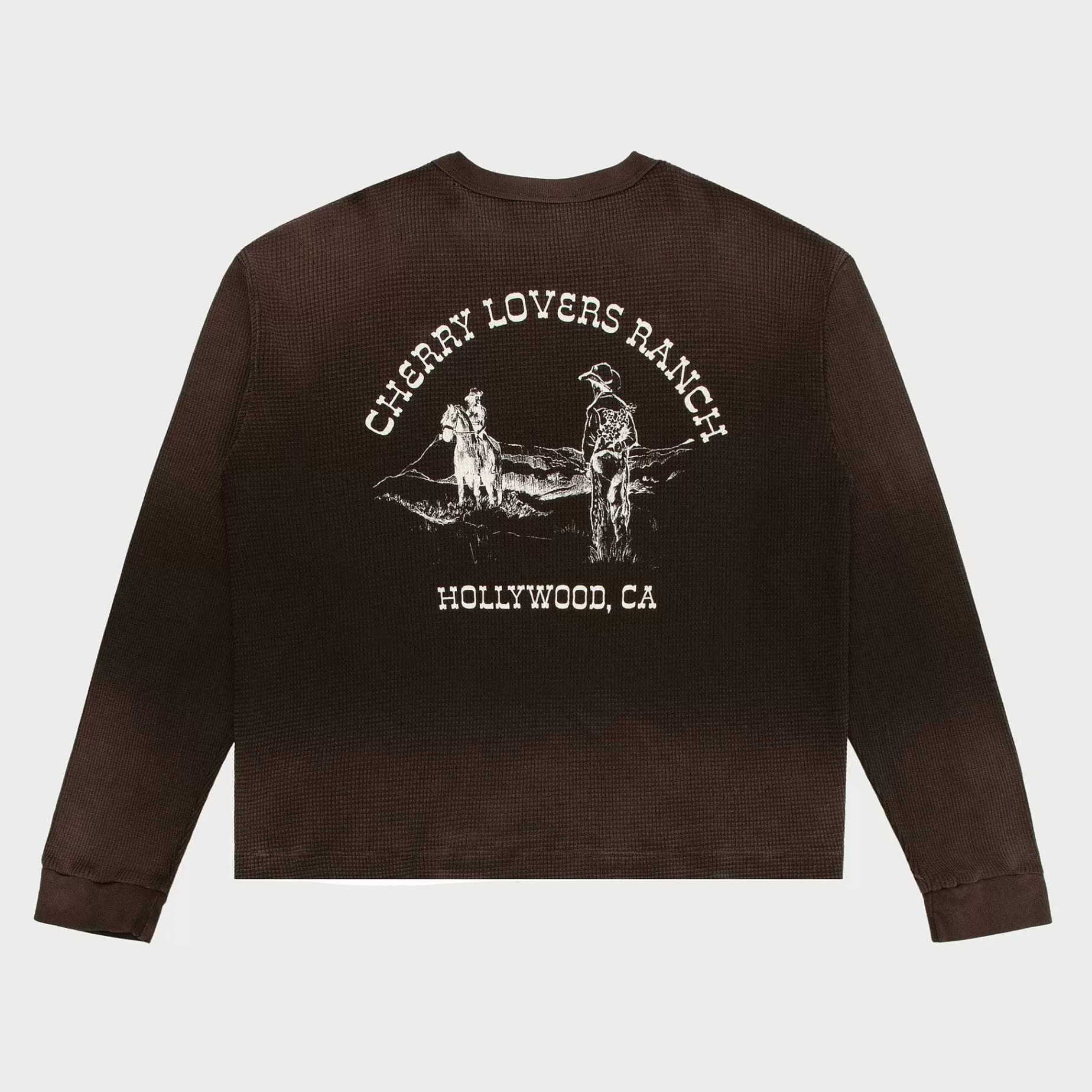 Cherry Tees & Long Sleeves-Ranch Thermal Shirt (Espresso)