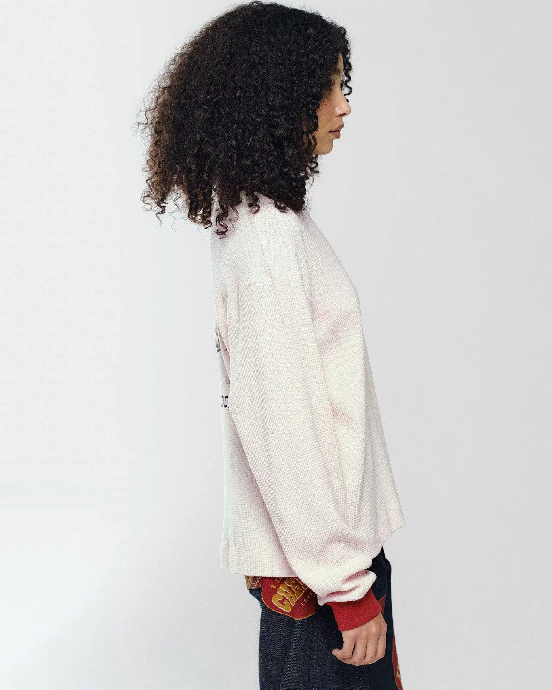 Cherry Tees & Long Sleeves-Ranch Thermal Shirt (Vintage White)