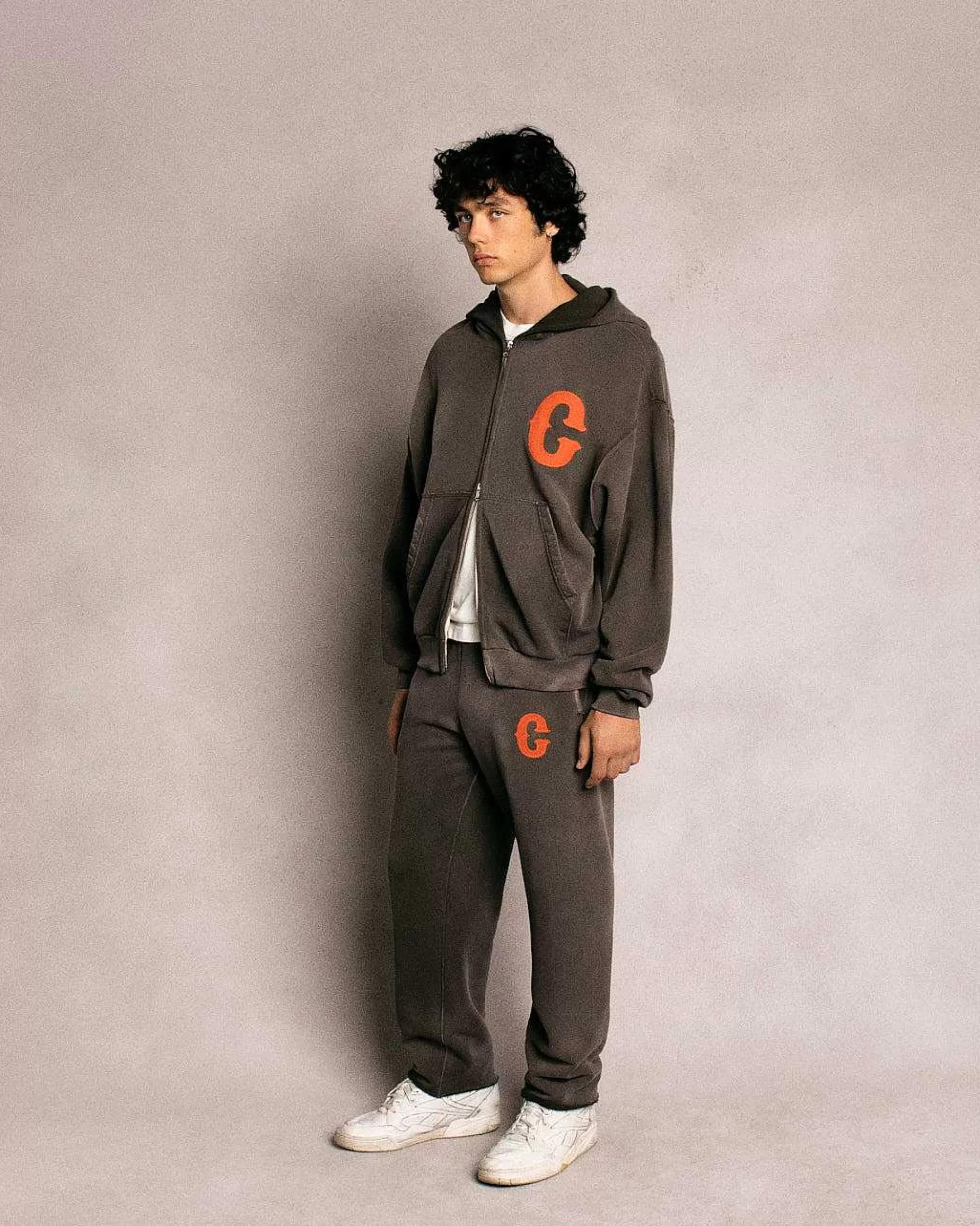 Cherry Sweatpants-Ranch Wear Raw Sweatpants (Espresso)