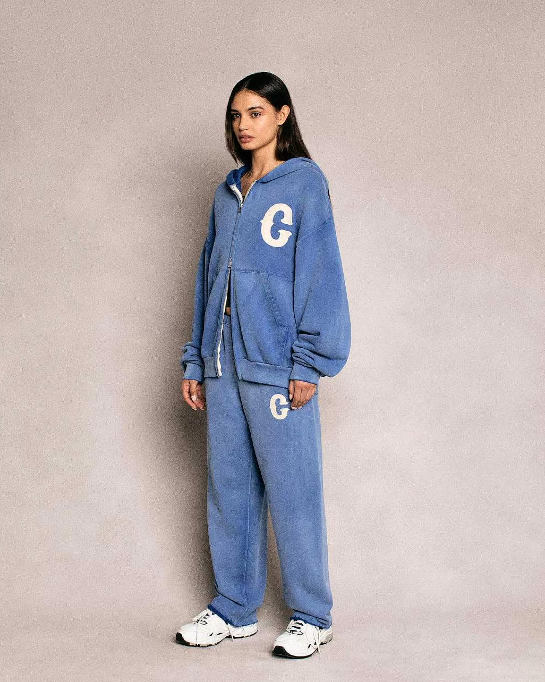 Cherry Sweatpants-Ranch Wear Raw Sweatpants (Royal)