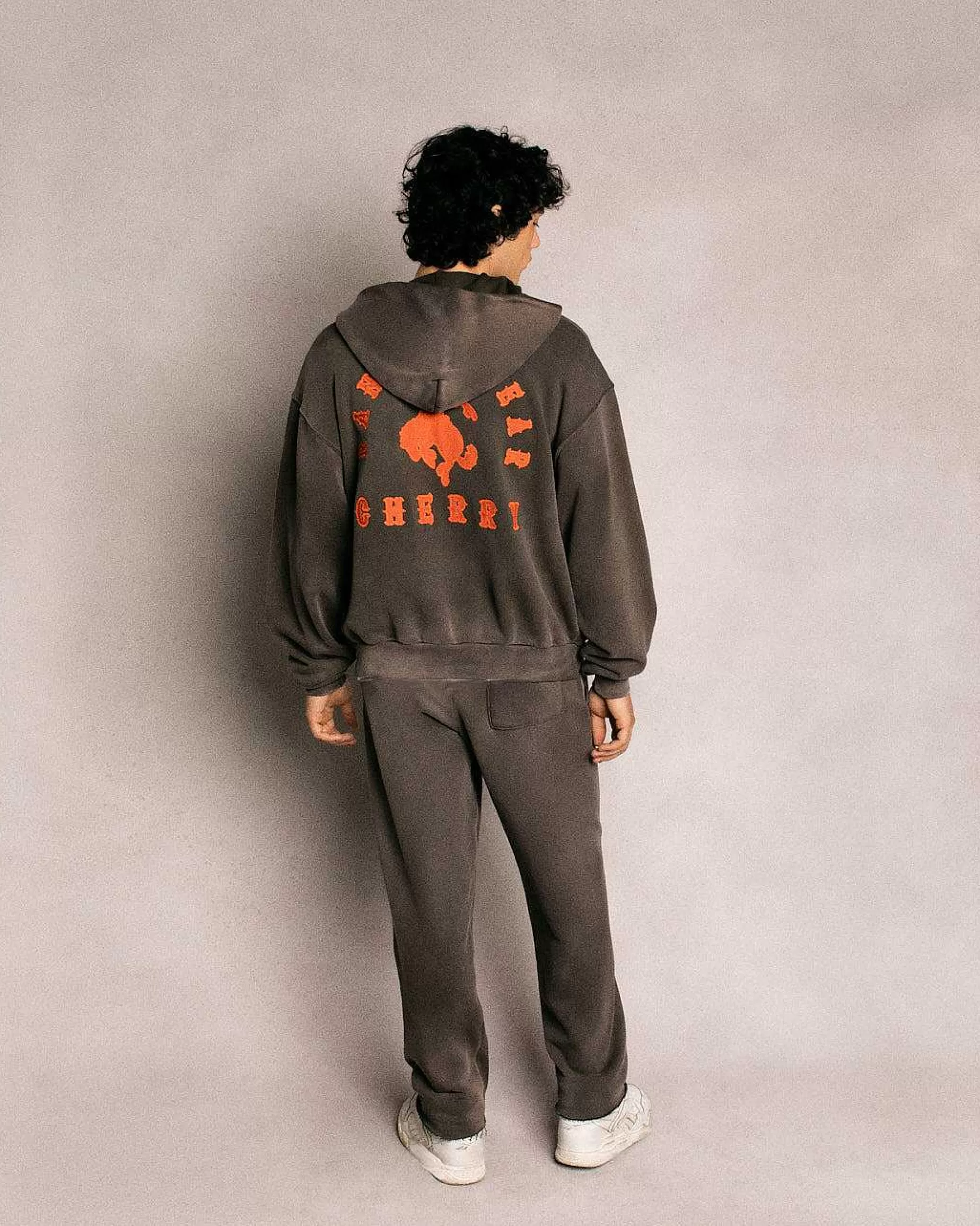 Cherry Sweatshirts-Ranch Wear Zip-Up Hoodie (Espresso)
