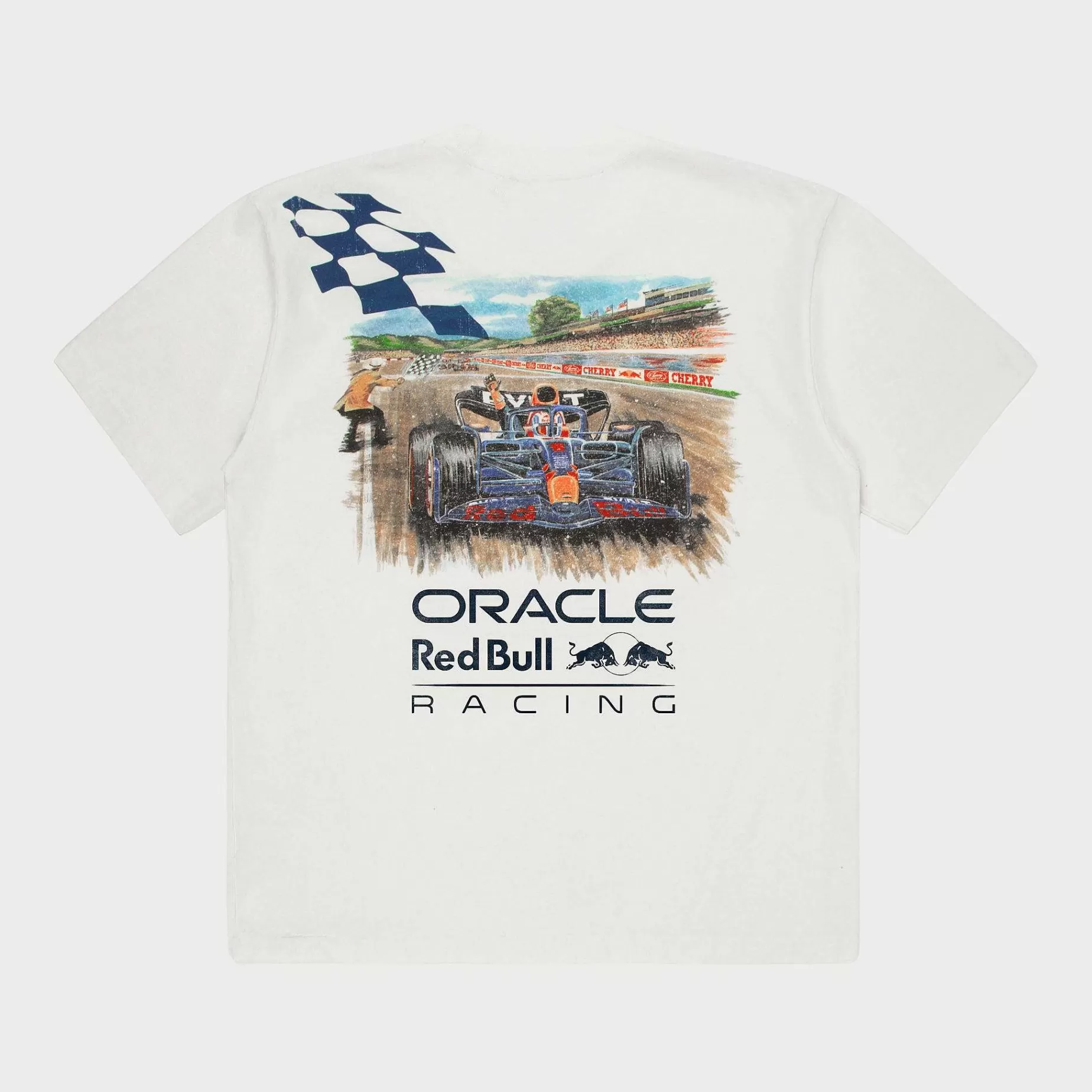 Cherry Tees & Long Sleeves-Red Bull Racing Pocket Tee (White)