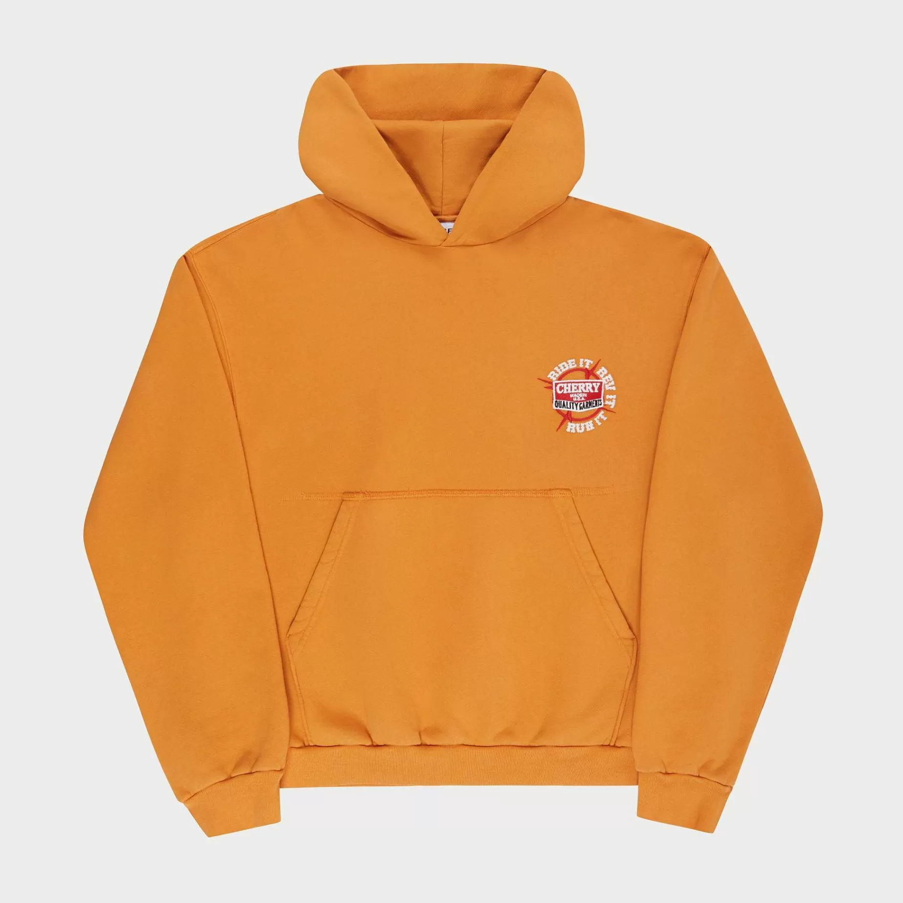 Cherry Sweatshirts-Ride It, Rev It Hoodie (Orange)
