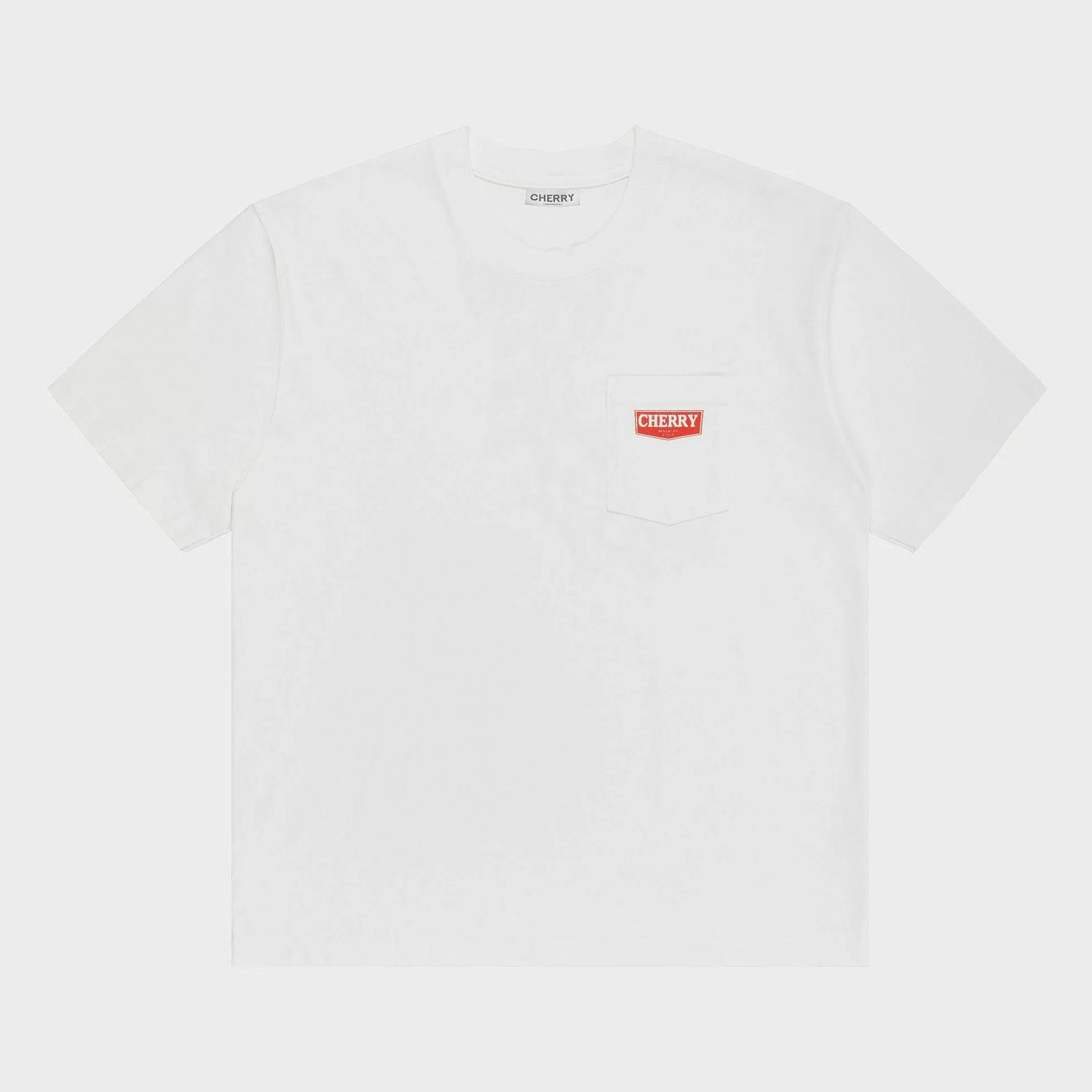 Cherry Tees & Long Sleeves-Ride Pocket Tee (White)