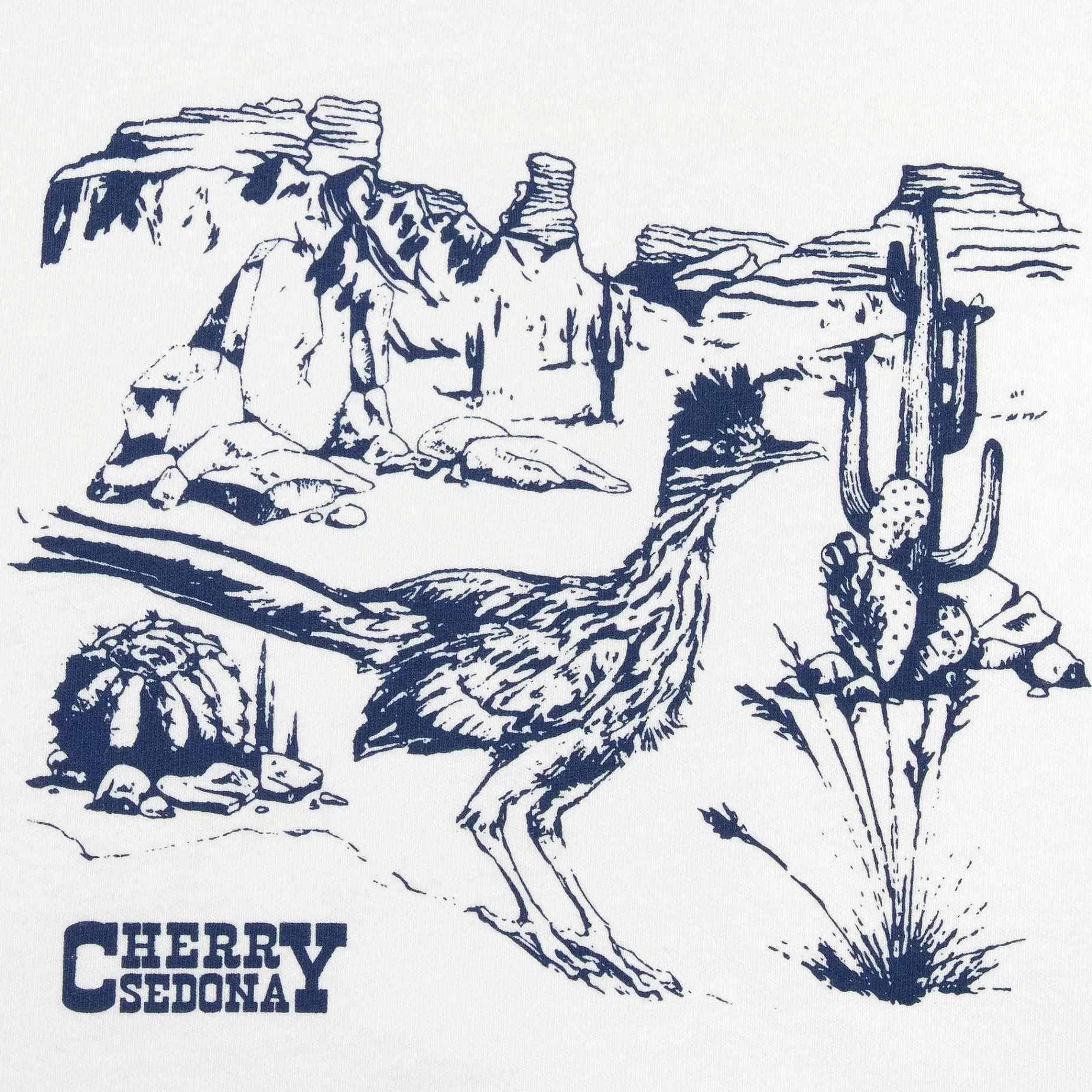 Cherry Women'S-Sedona Boxy Baby Tee (Vintage White)