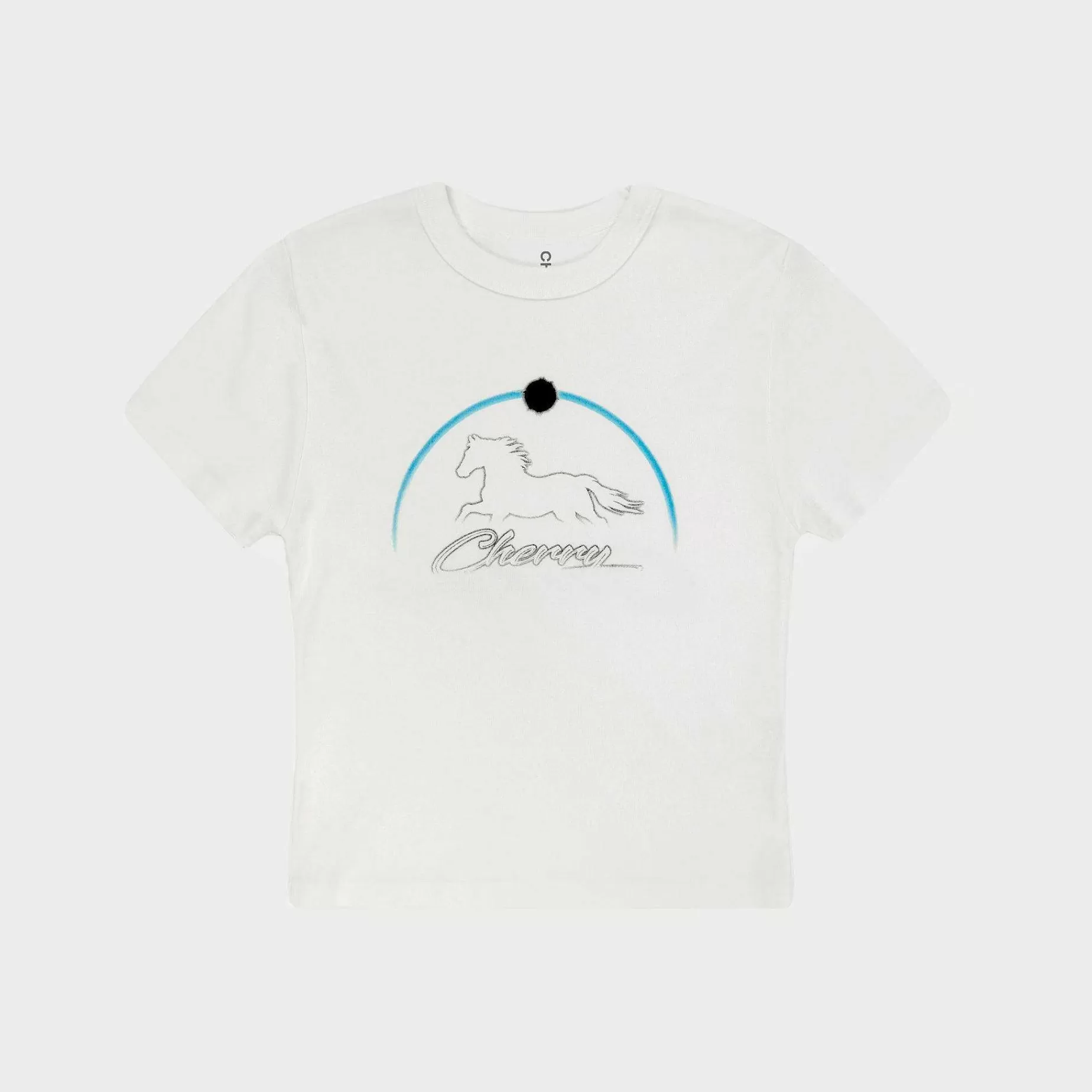 Cherry Women'S-Stardust Baby Tee (Vintage White)