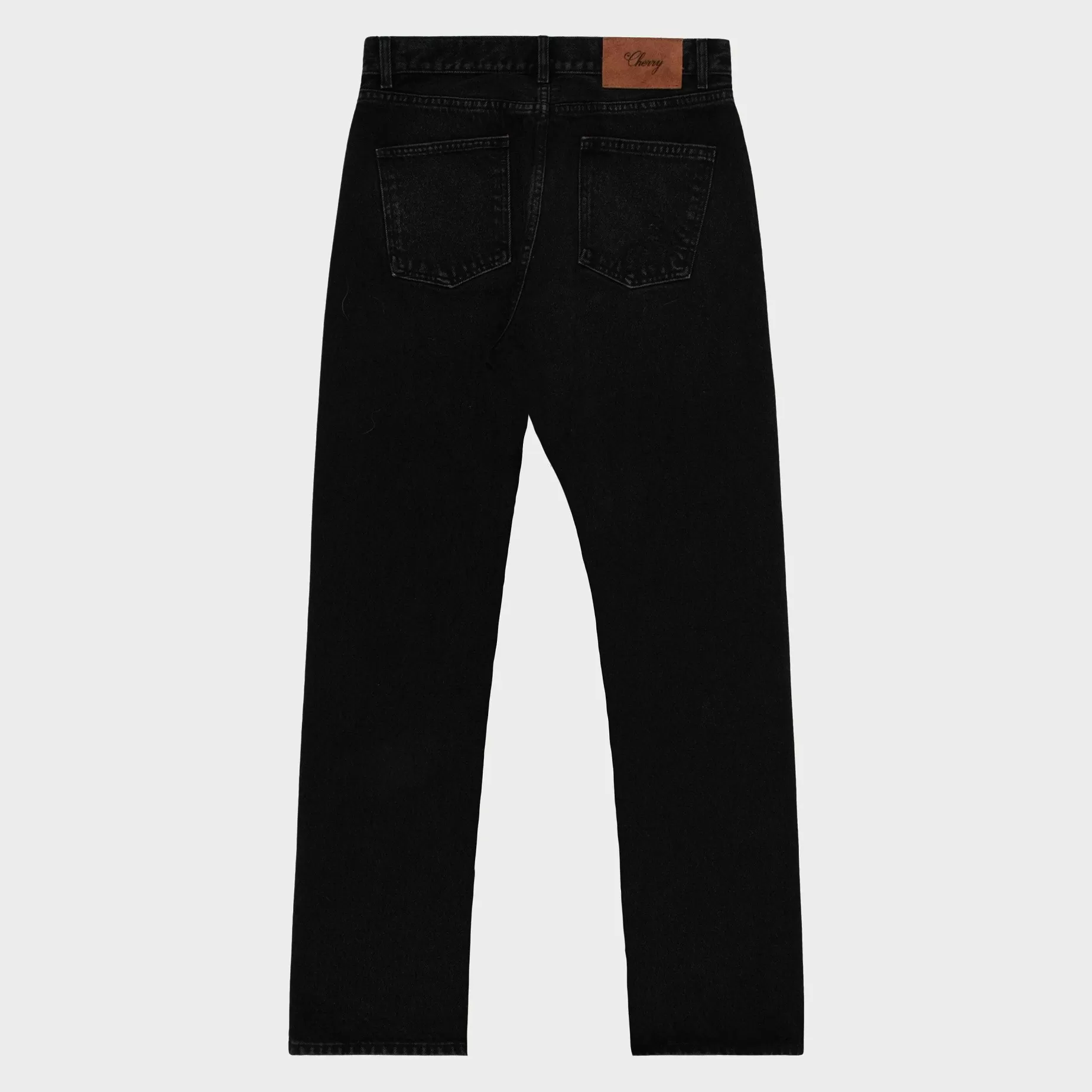 Cherry Pants-Straight Leg 5 Pocket Denim (Black)